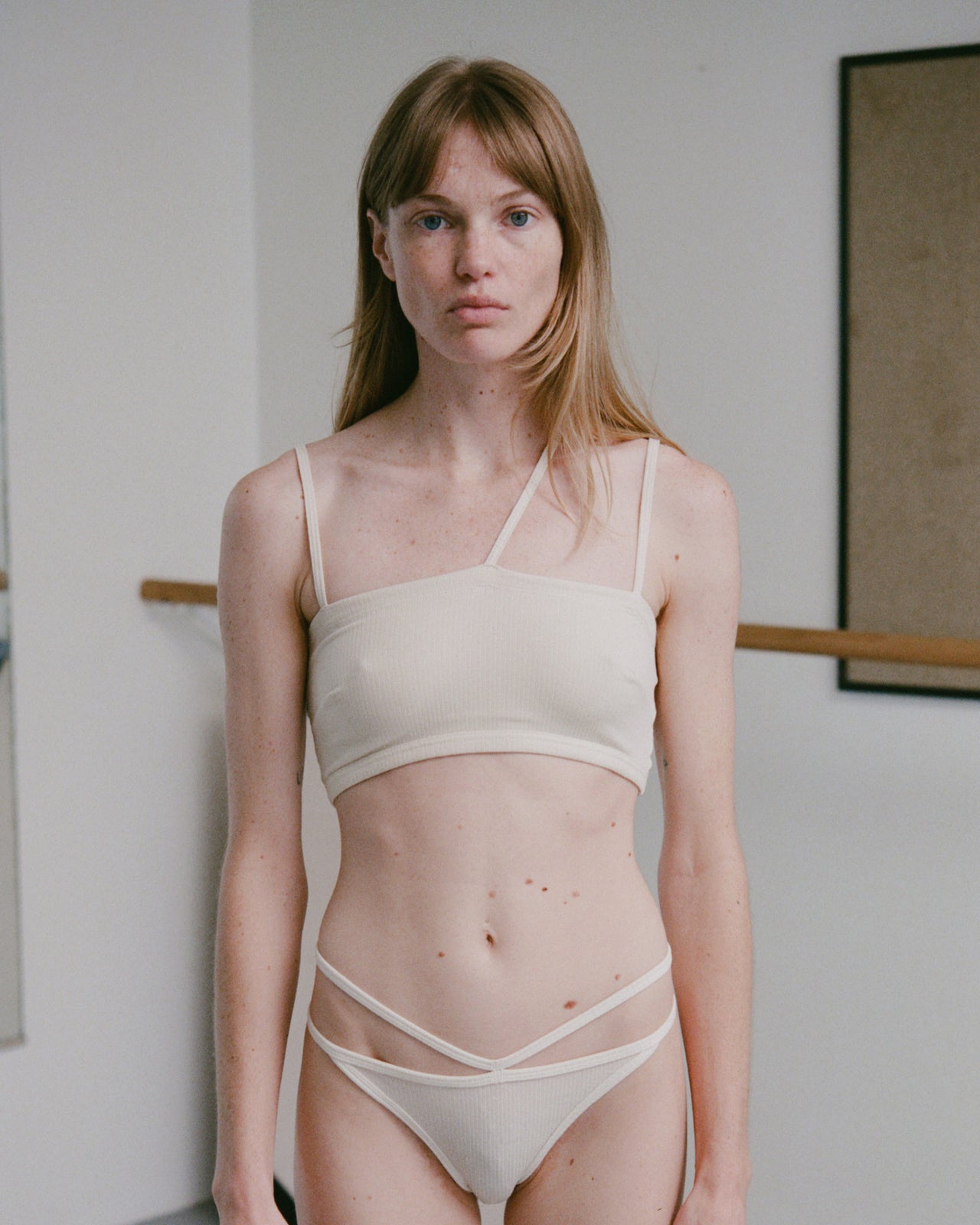 Nida Bra - Cotton Rib - Off White
