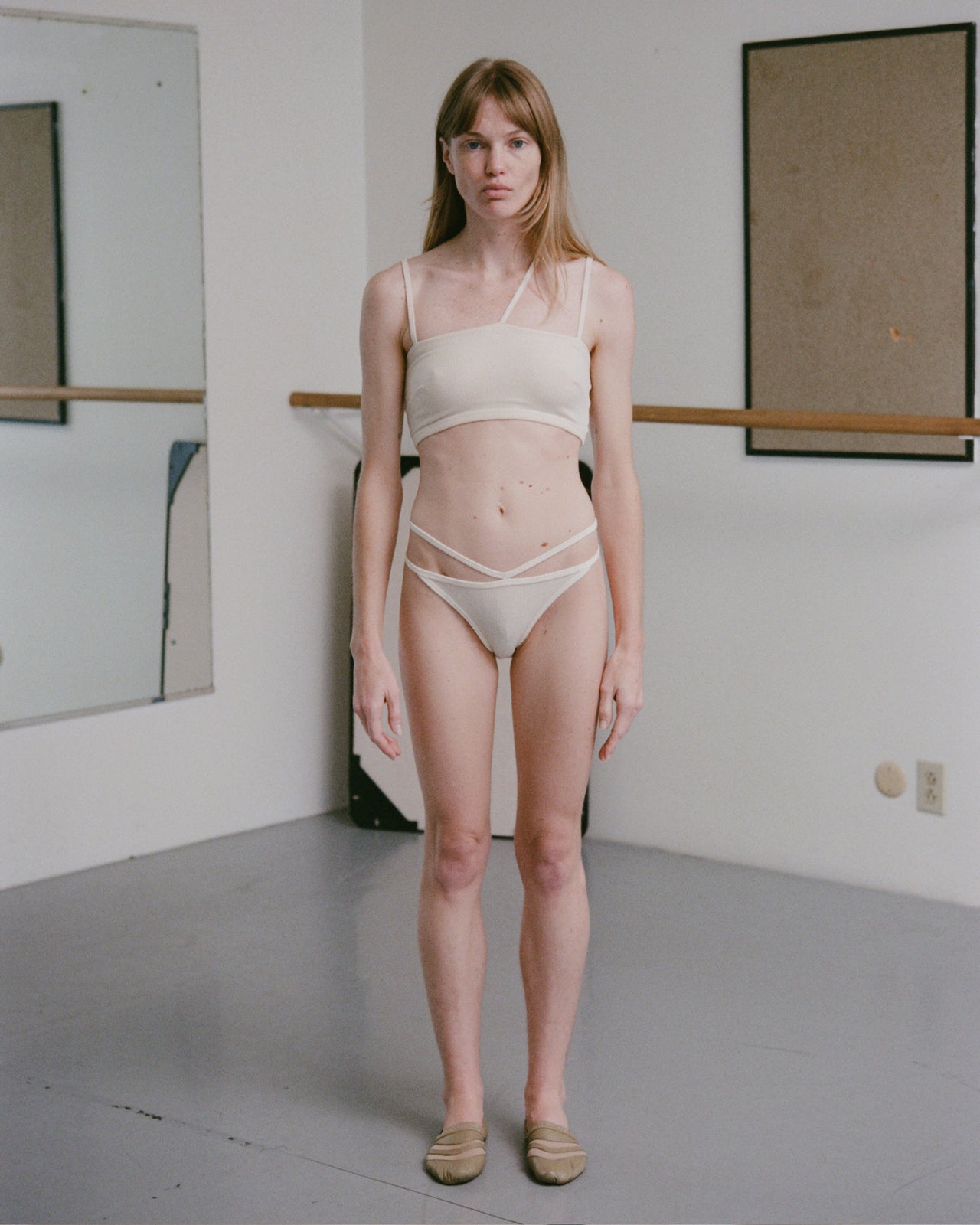 Nida Pants - Cotton Rib - Off White