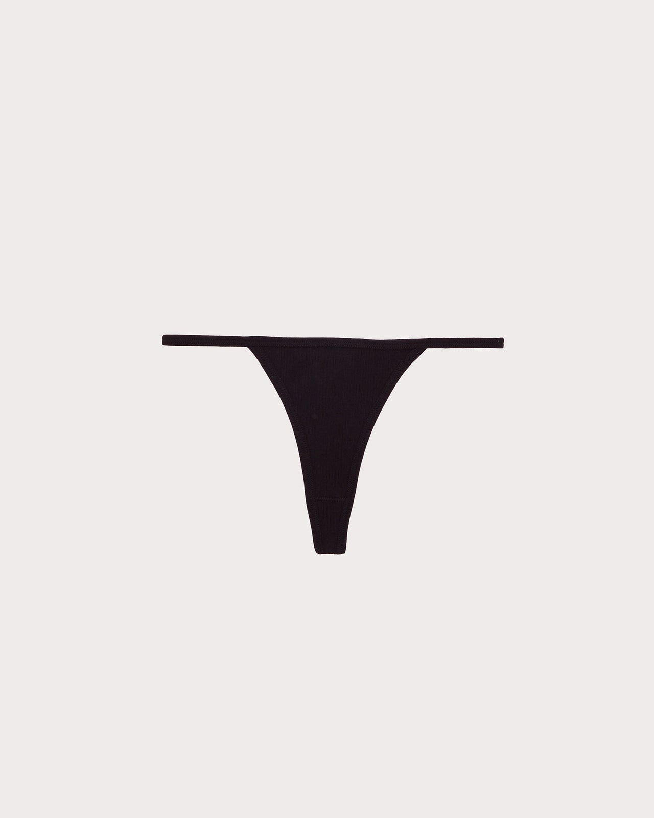 Nida Thong - Cotton Rib - Black