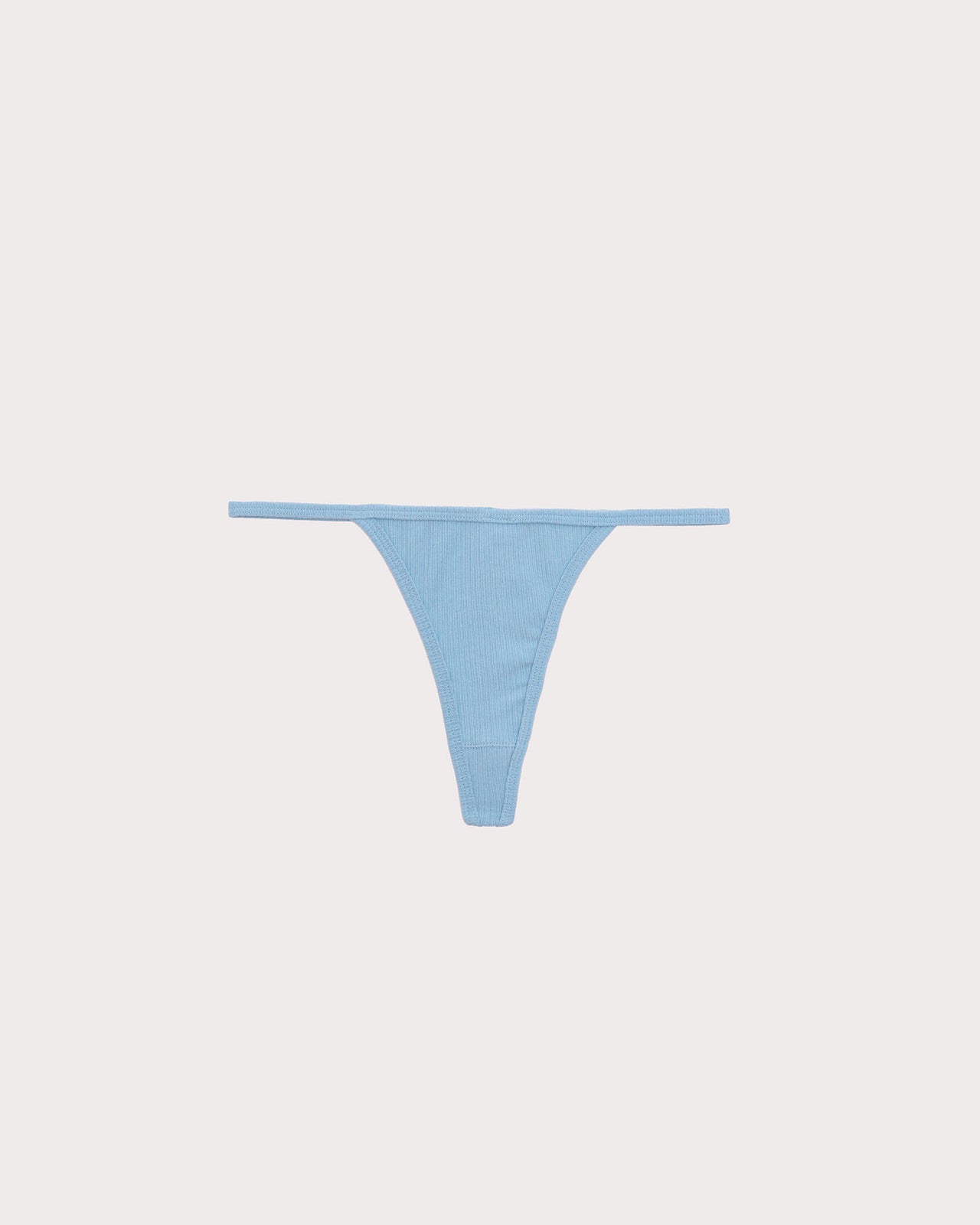 Nida Thong - Organic Cotton Rib - Vegetal Dye - Brus Blue - SU23