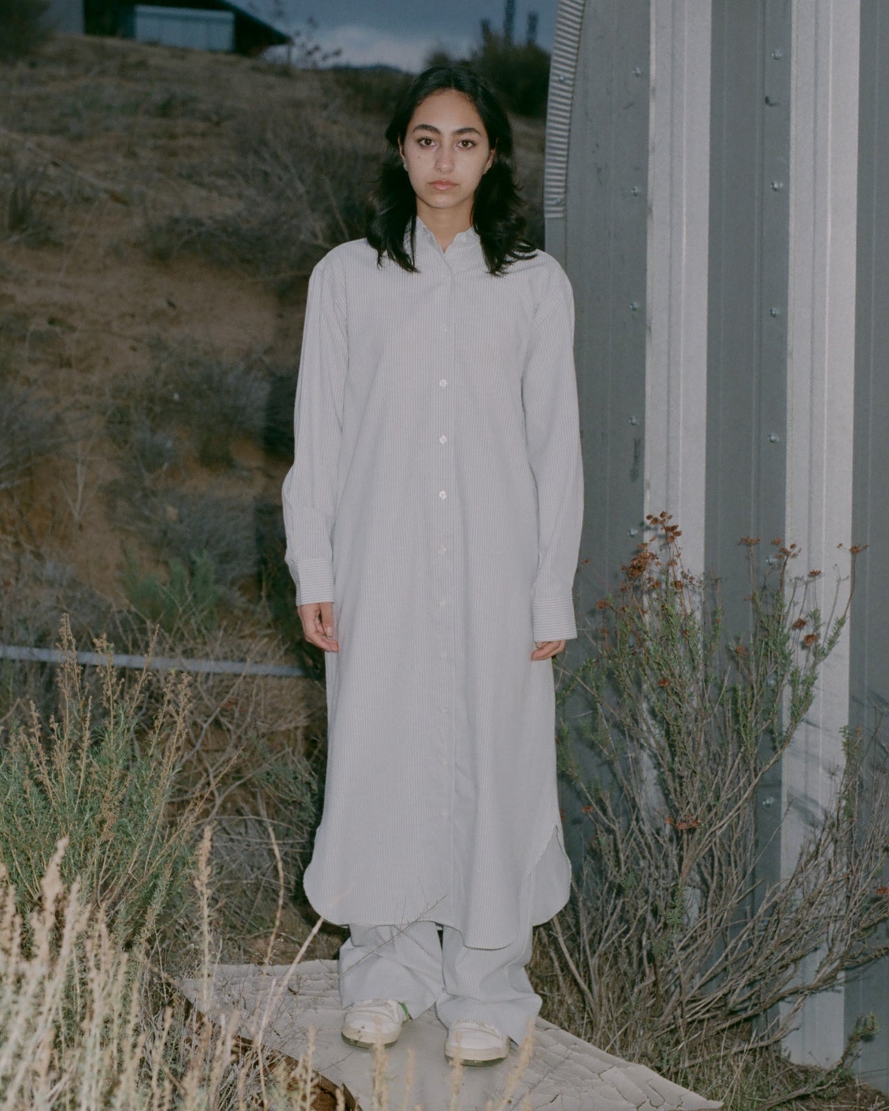 Ole Shirt Dress - Organic Cotton - Stripe