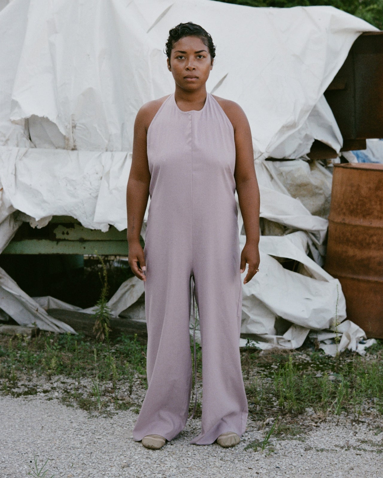 Otay Jumpsuit - Wild Silk - Vegetal Dye - Nimbus - SU23