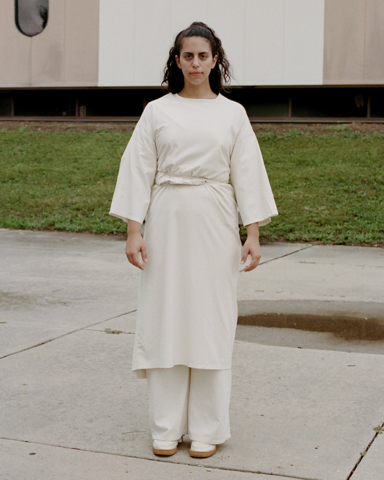 Shaw Silk Dress - Wild Silk - Undyed - SU22