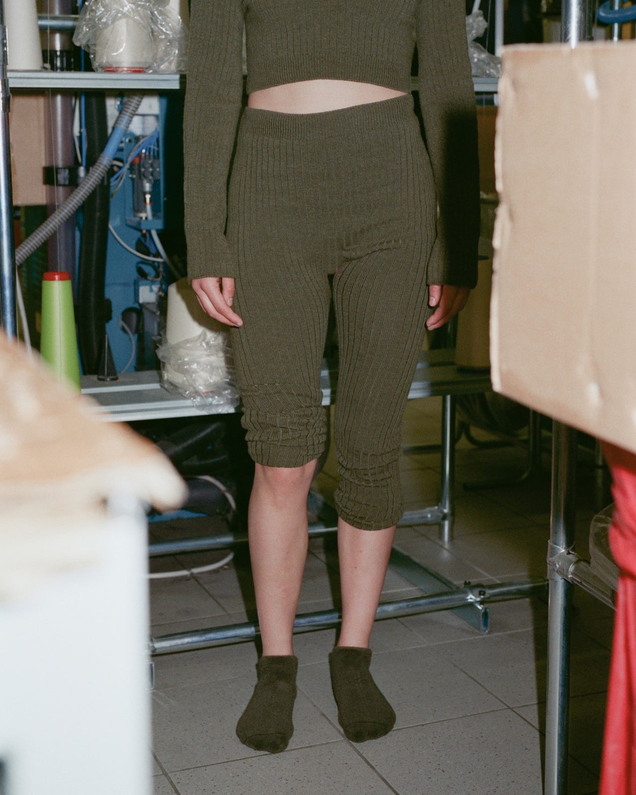 Tights Legging - Fine Merinos - Selva Green - WT22