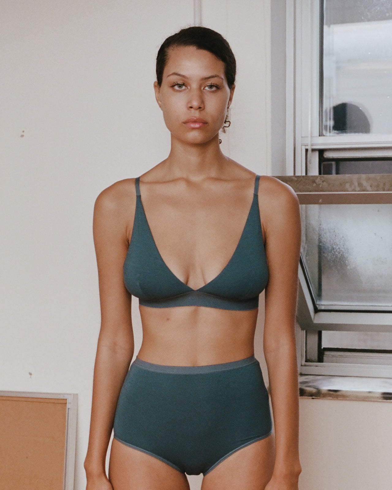 Triangle Bra - Bamboo Jersey - Billow Blue - SU22
