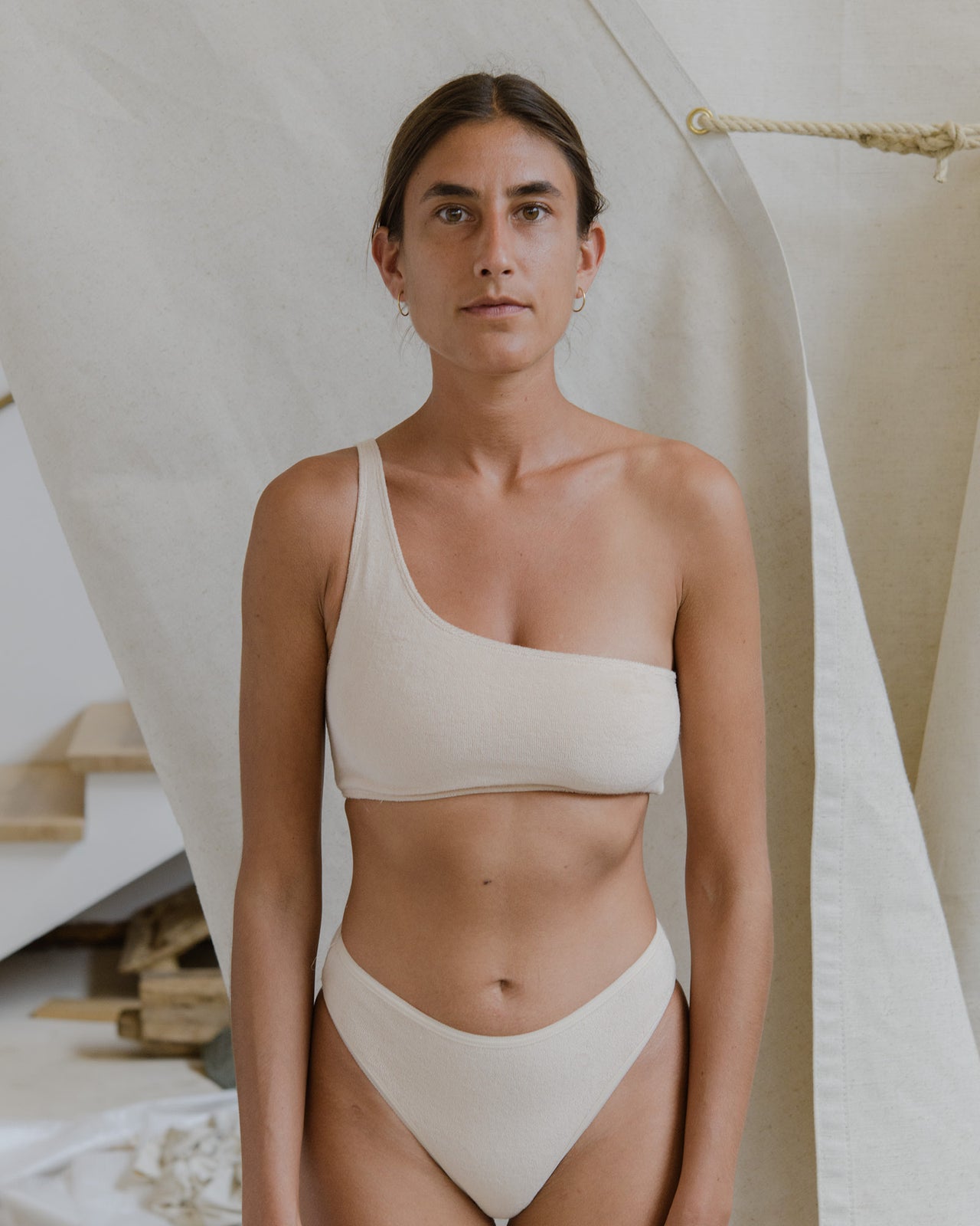 Una Bra - Terry Cotton - Spring 16 Ecru - SP23