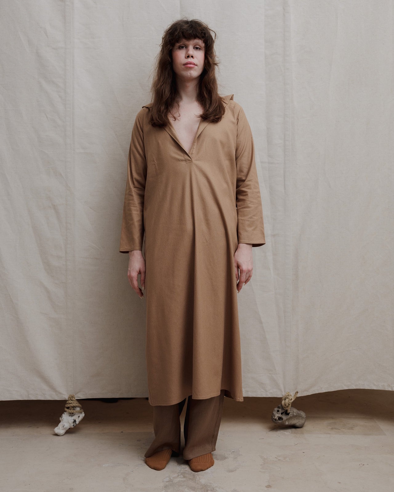 Vester Dress - Wild Silk - Bath Brown - AU23