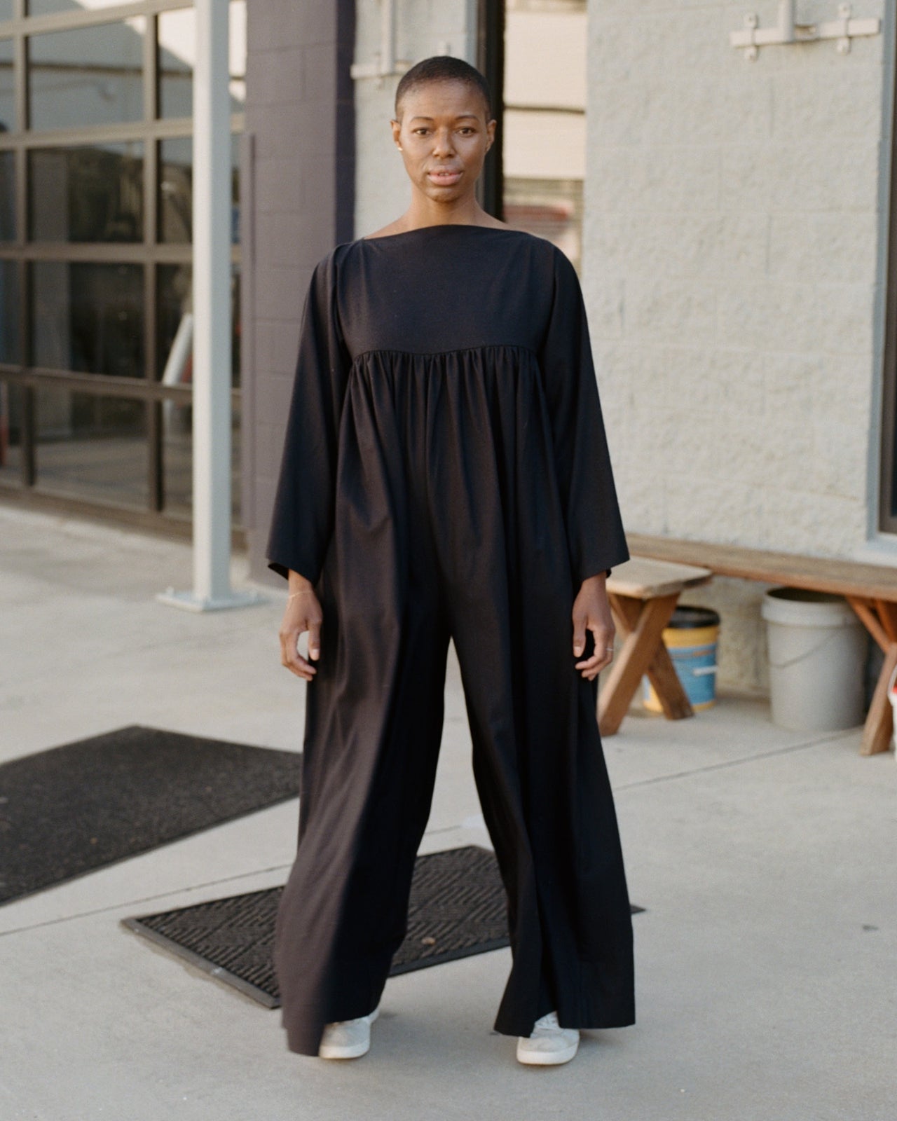 Viga Jumpsuit - Wild Silk - Black - AU21