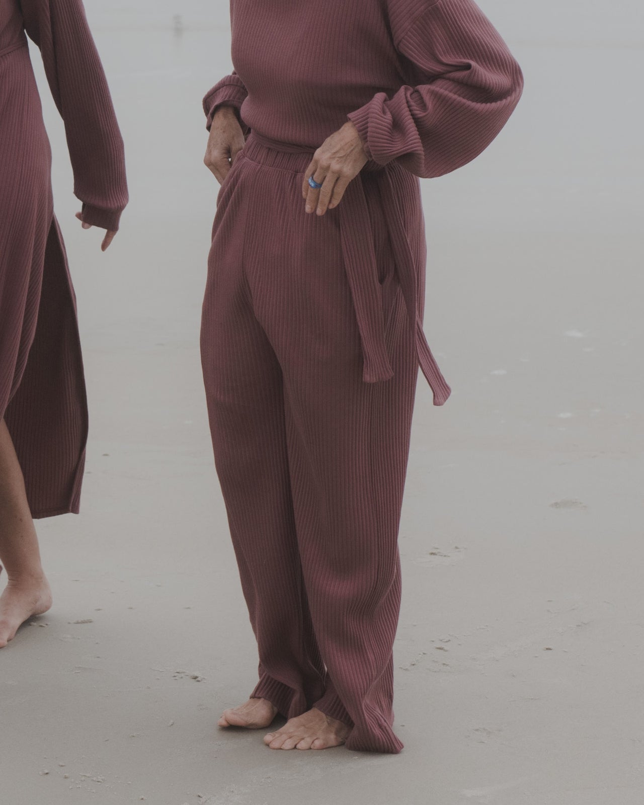 Lhasa Pants - Rib Fleece - Cuka Brown - WT21