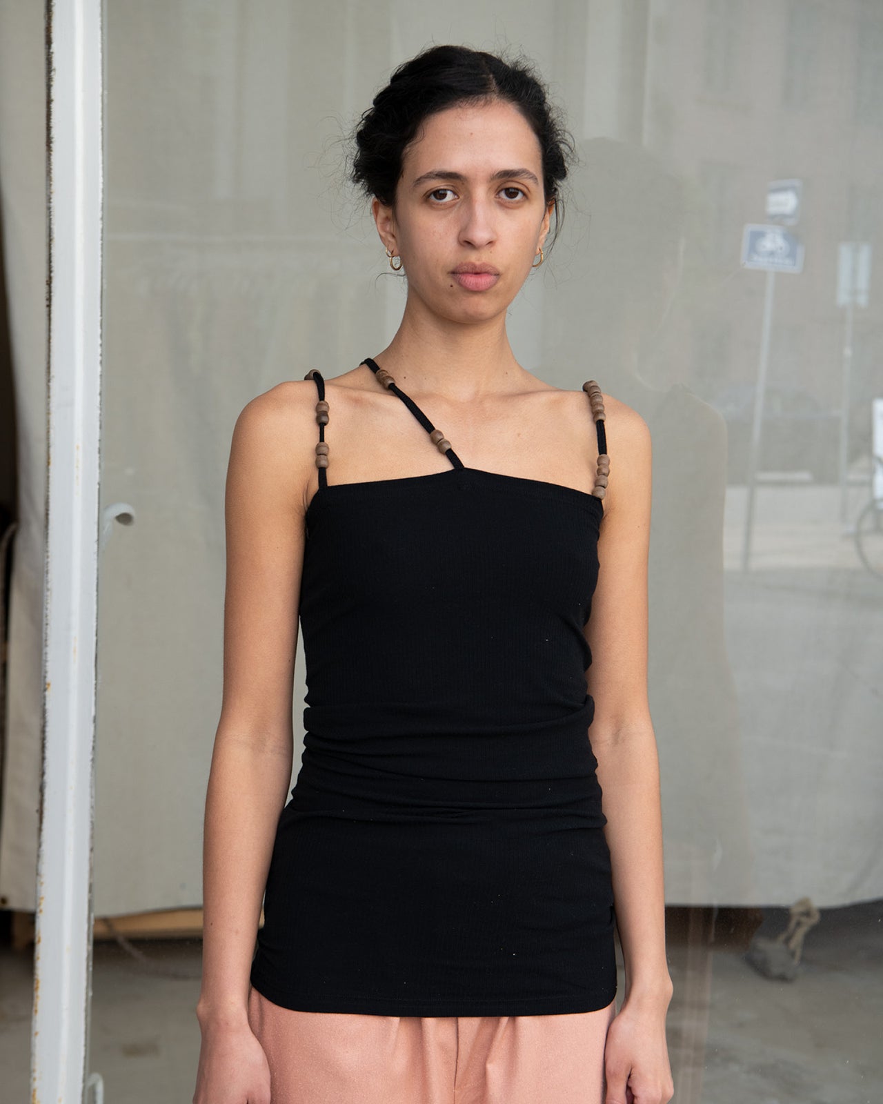 Tav Tank Organic Cotton Rib Black Baserange Store Melbourne tav-tank-organic-cotton-rib-black-baserange-store-melbourne