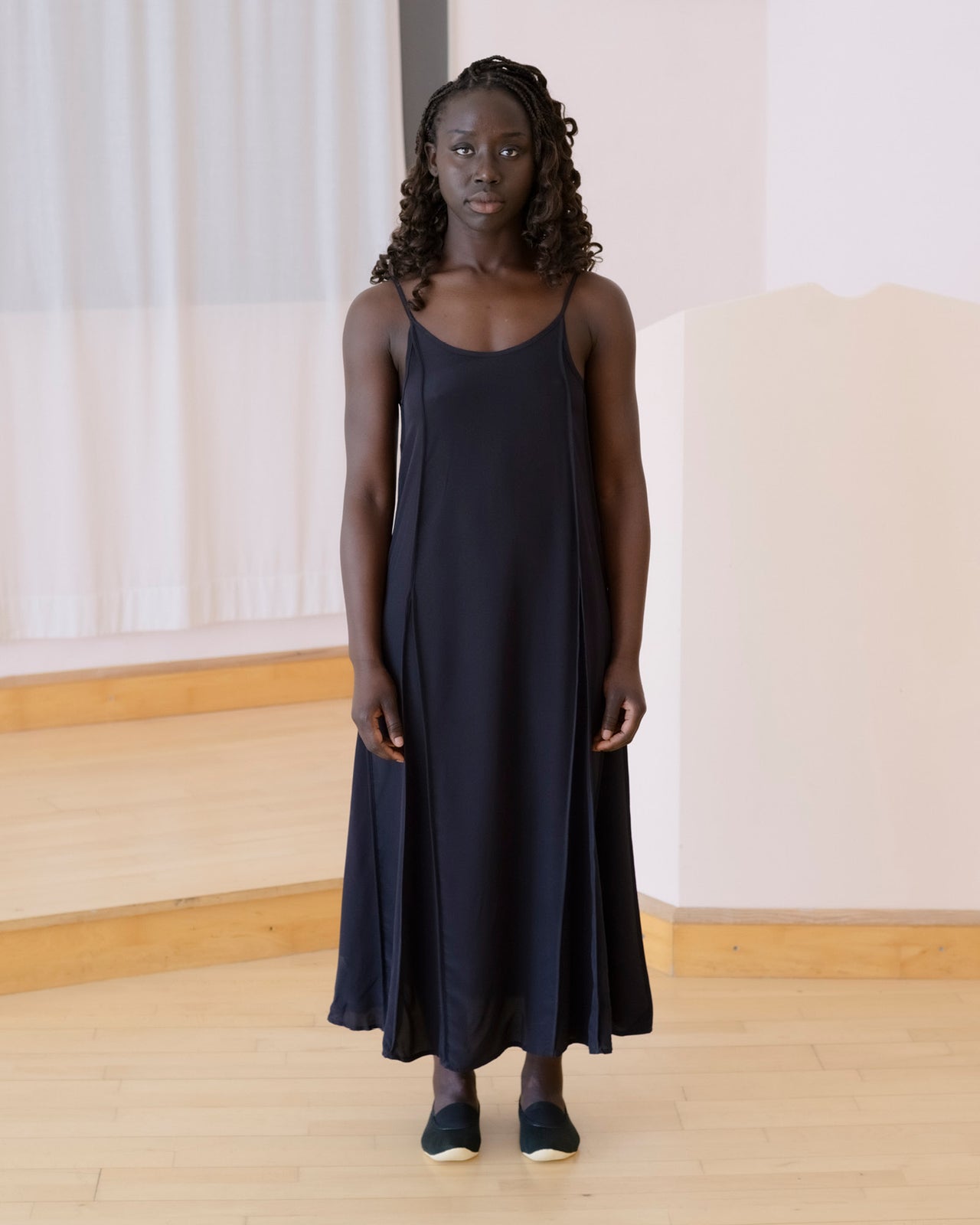 Ade Dress - Silk Crepe - Black