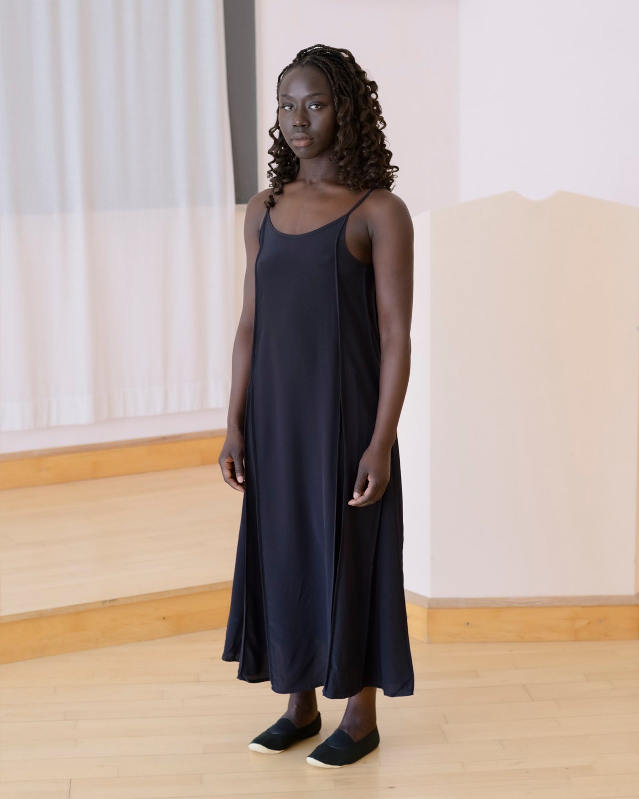 Ade Dress - Silk Crepe - Black