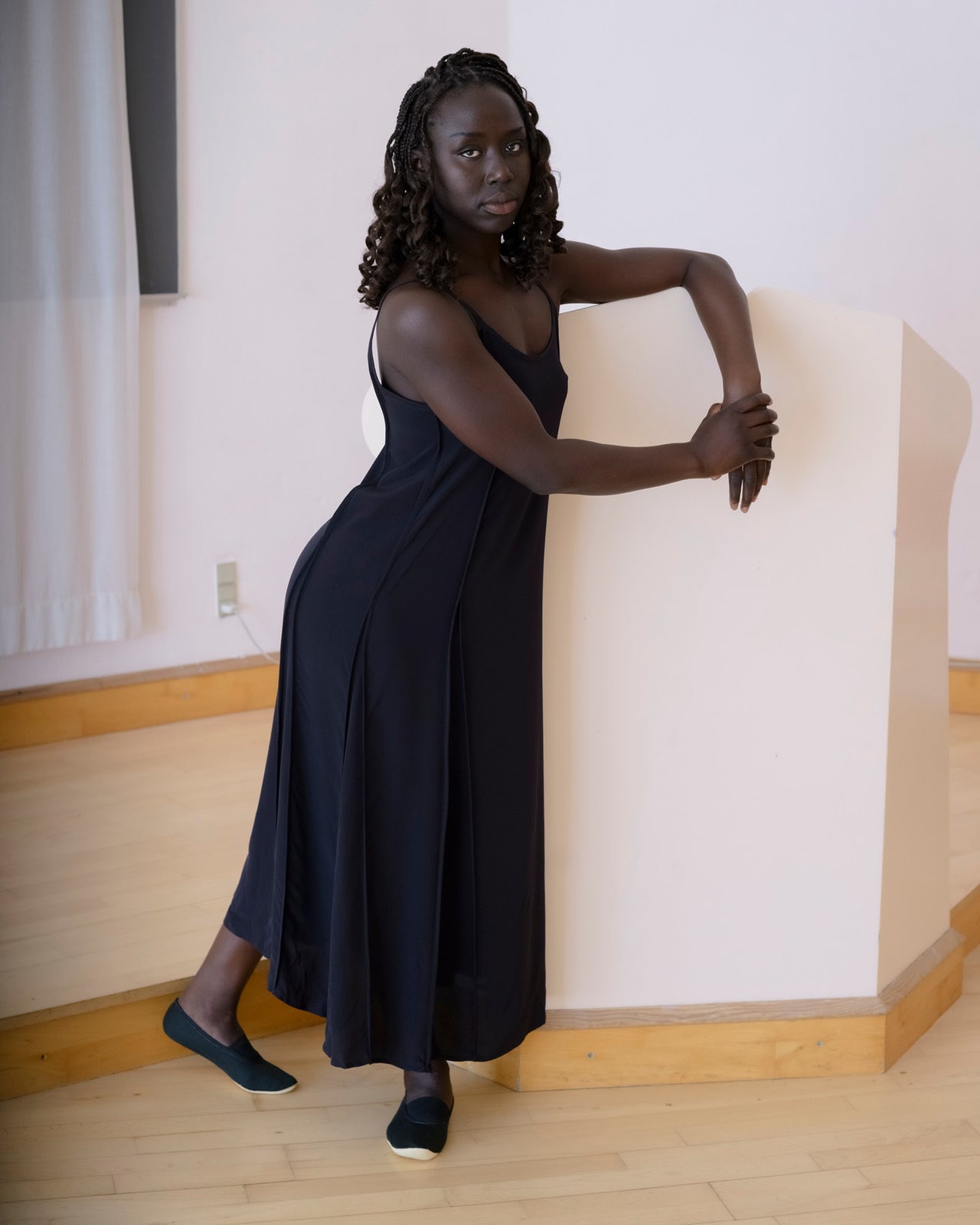 Ade Dress - Silk Crepe - Black