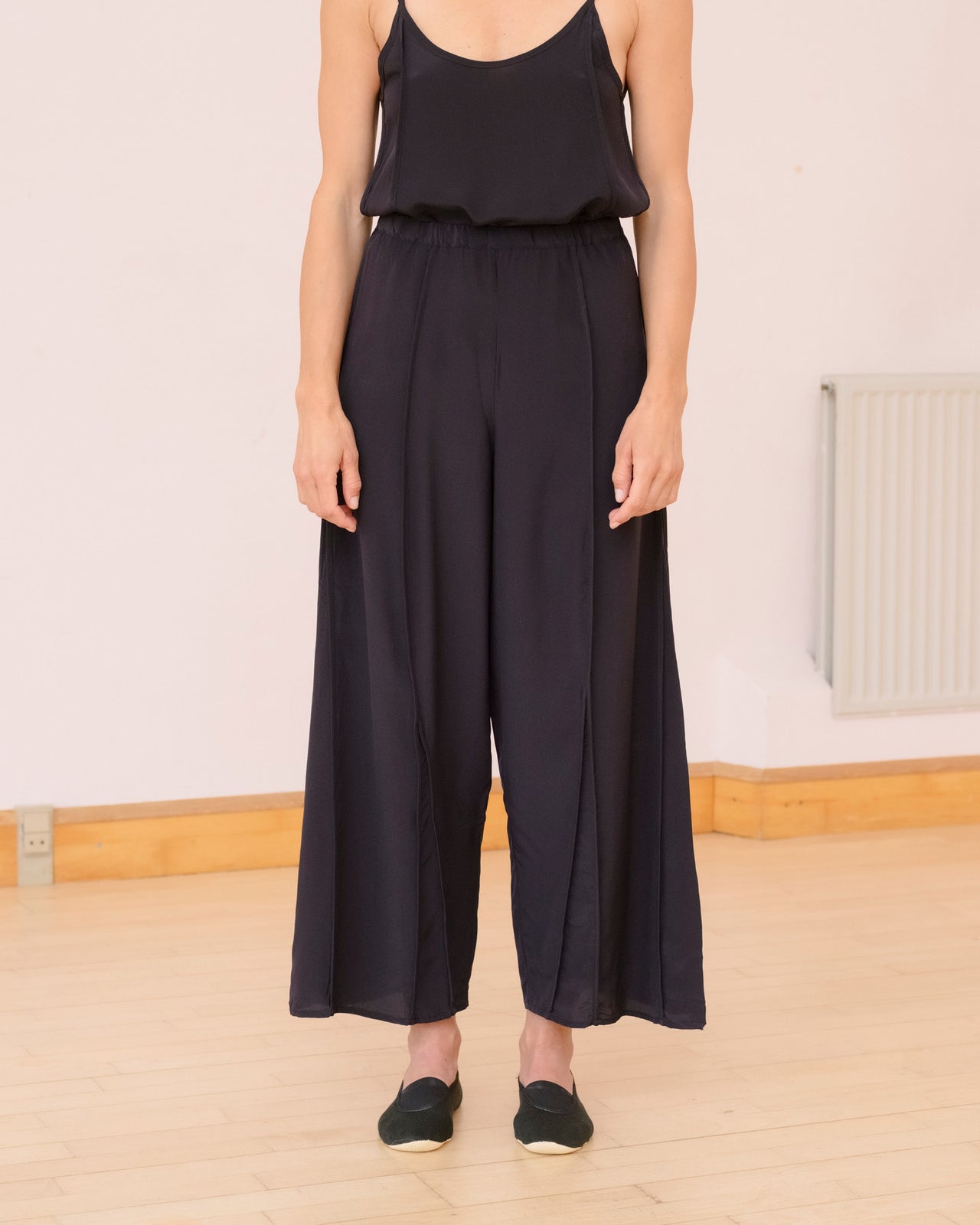 Ade Pants - Silk Crepe - Black