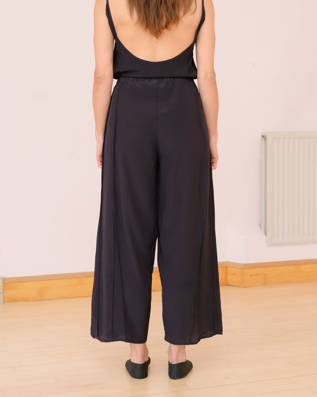 Ade Pants - Silk Crepe - Black
