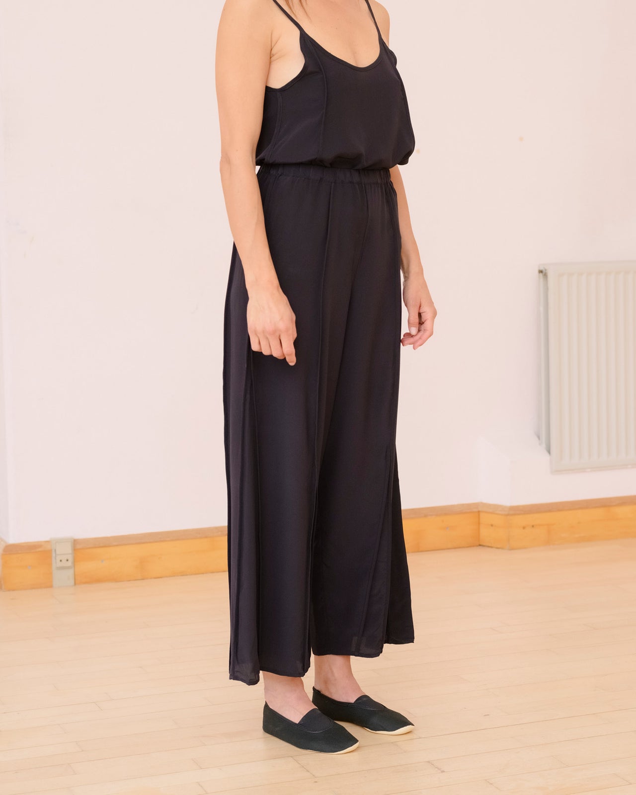 Ade Pants - Silk Crepe - Black