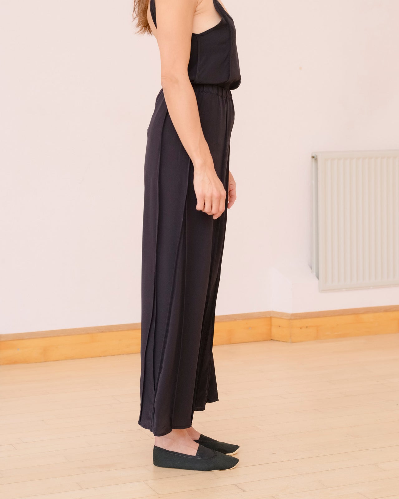 Ade Pants - Silk Crepe - Black