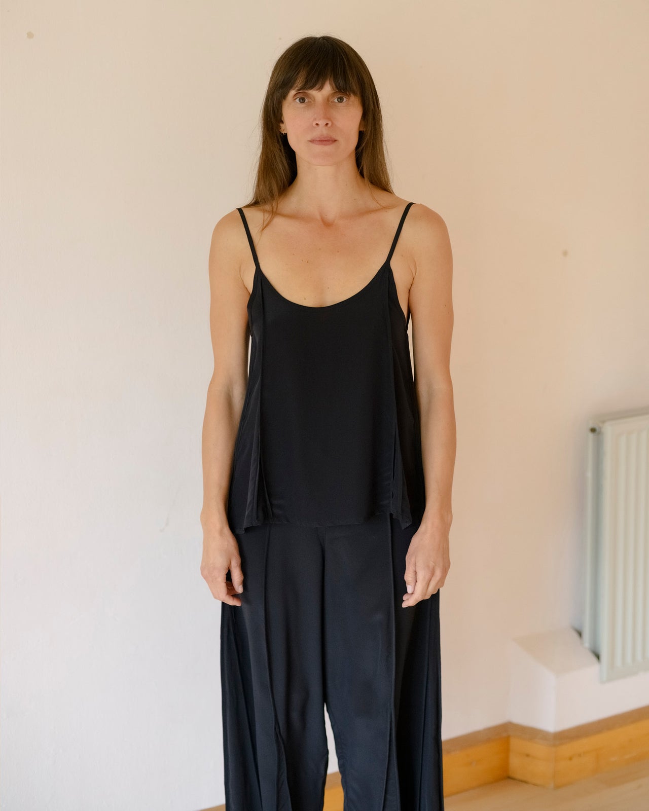 Ade Pants - Silk Crepe - Black