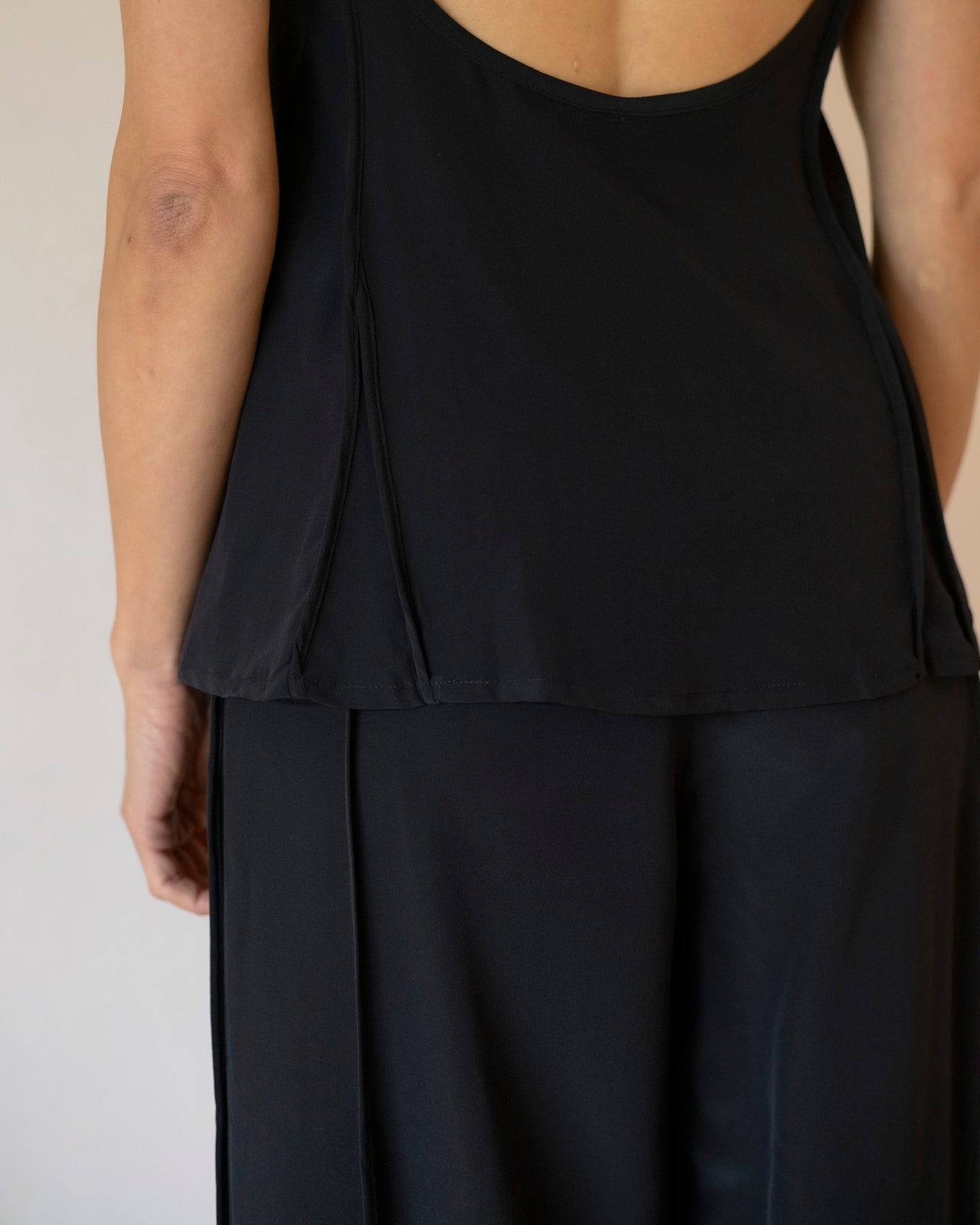 Ade Pants - Silk Crepe - Black