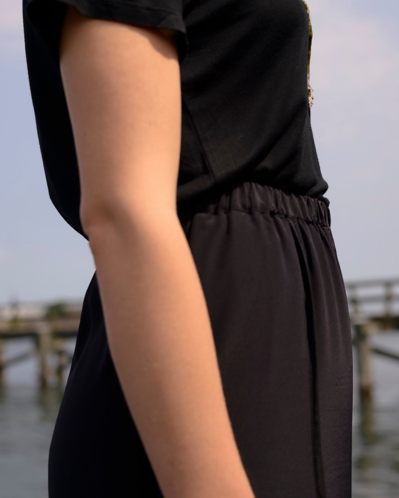 Ade Skirt - Silk Crepe - Black