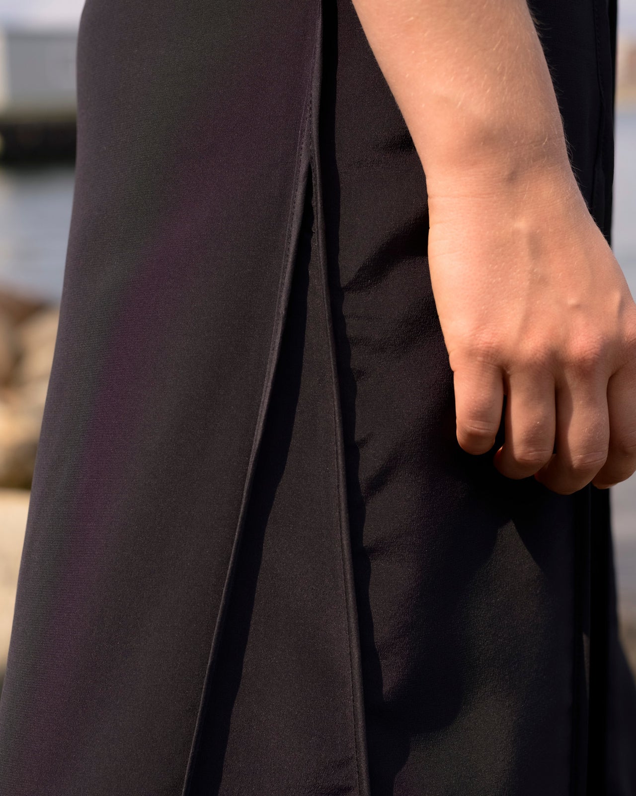 Ade Skirt - Silk Crepe - Black