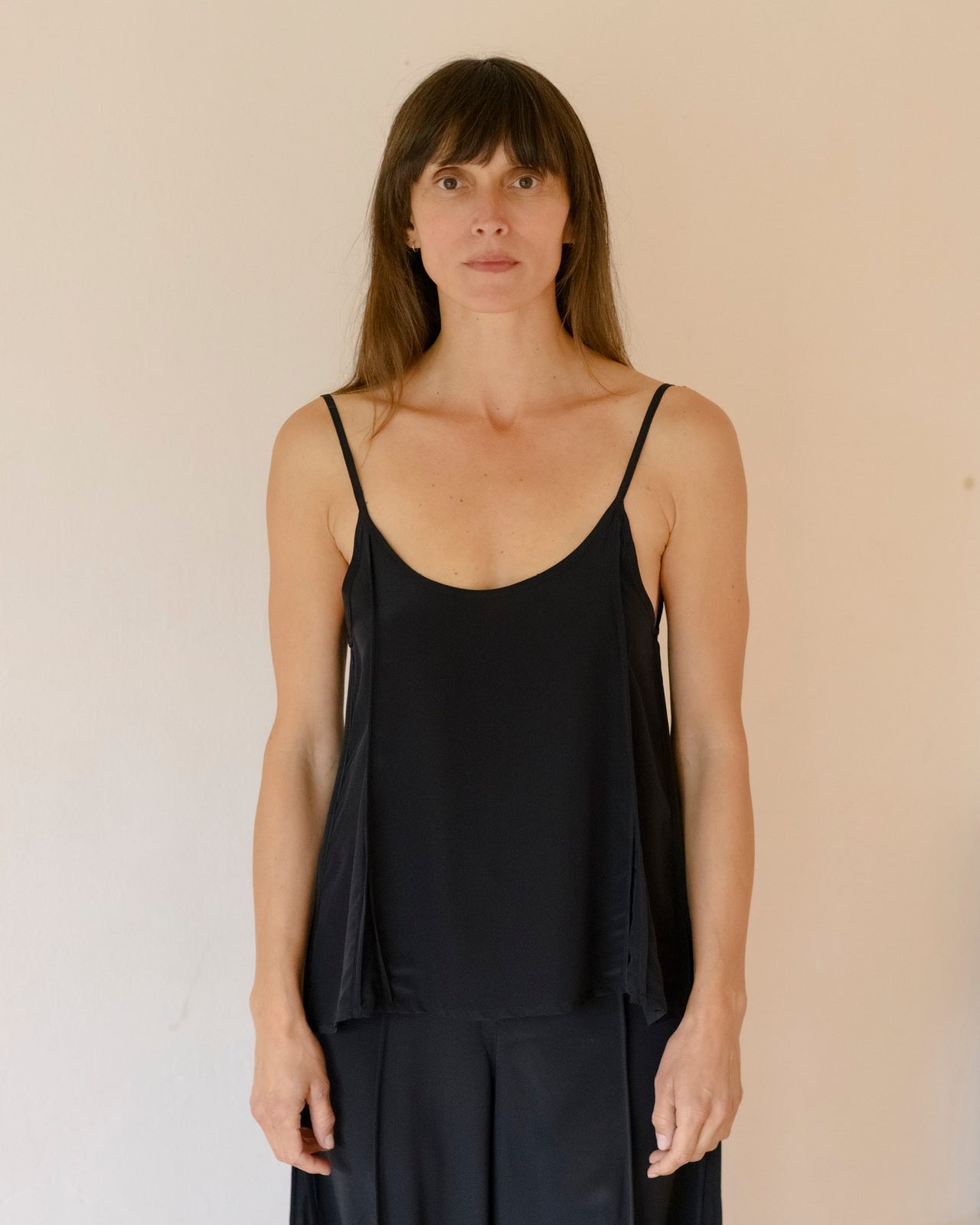 Ade Top - Silk Crepe - Black