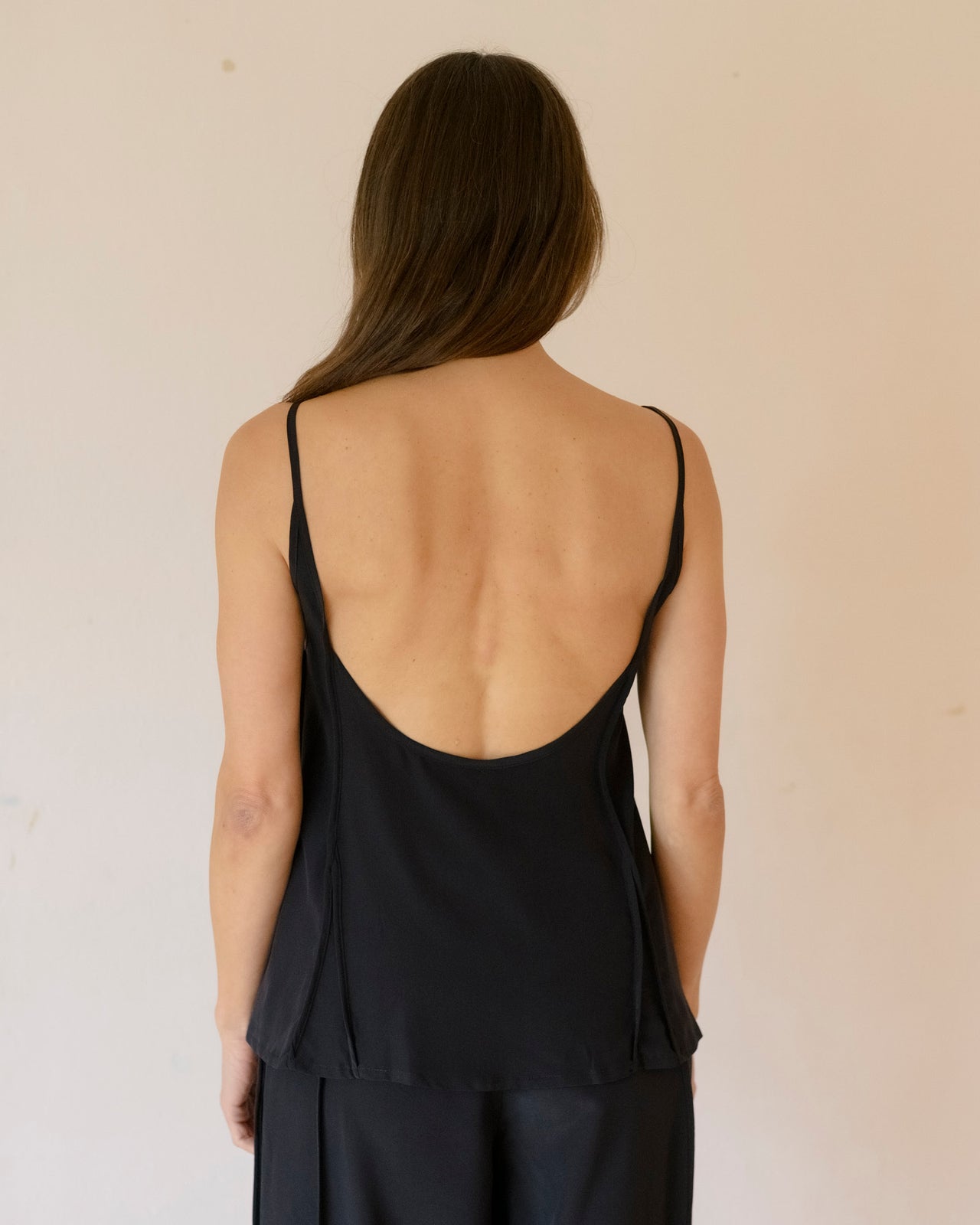 Ade Top - Silk Crepe - Black