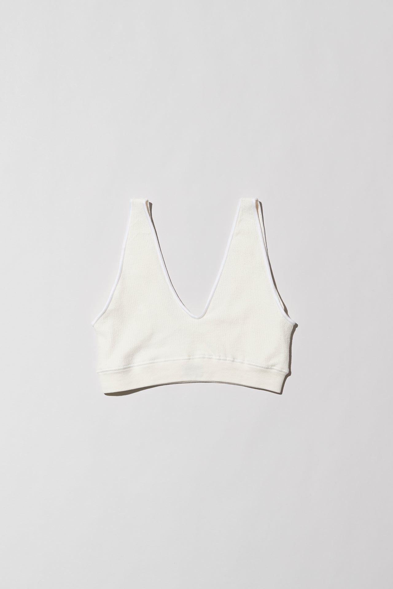 Aid Bra - Buckle Cotton Knit - Off White