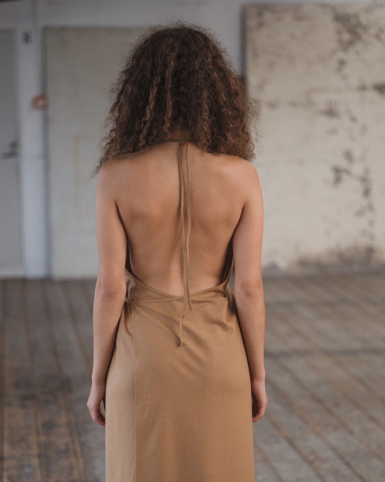 Apron Dress - Wild Silk - Bath Brown