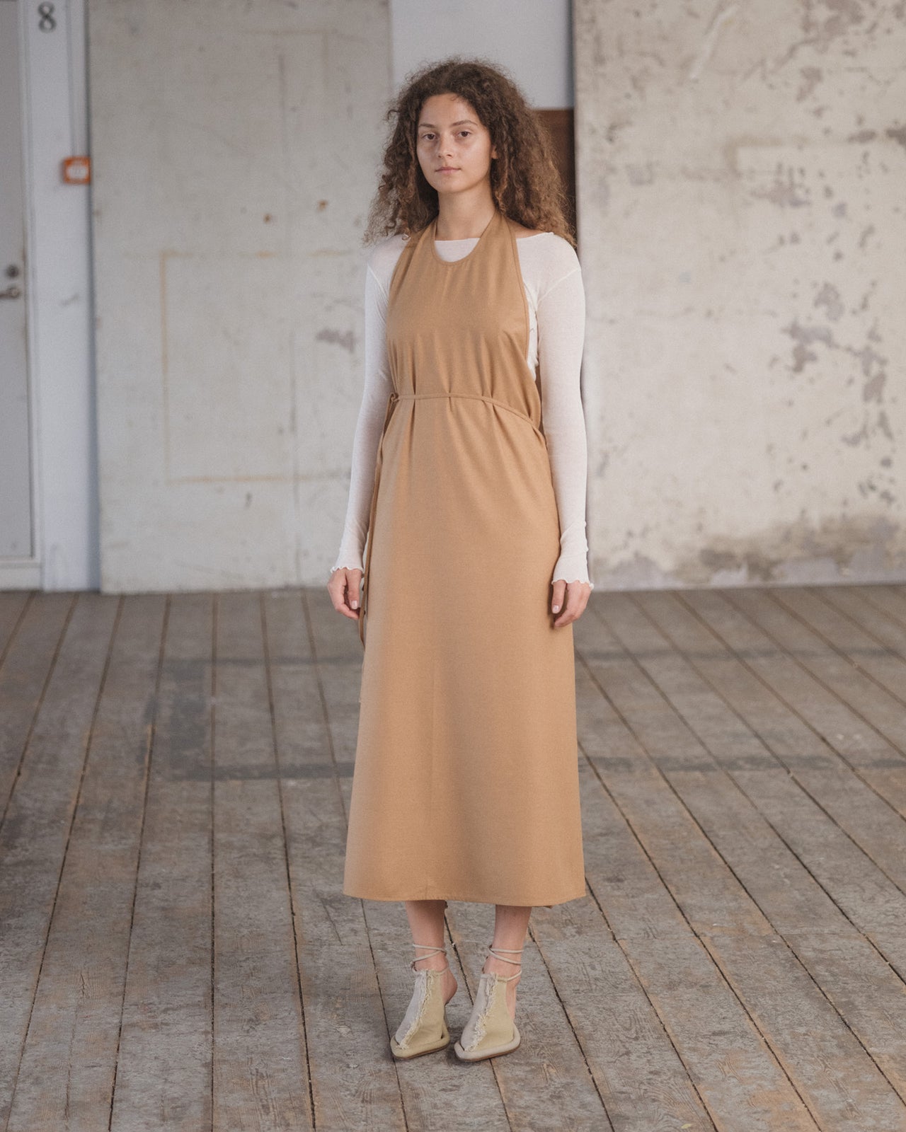Apron Dress - Wild Silk - Bath Brown