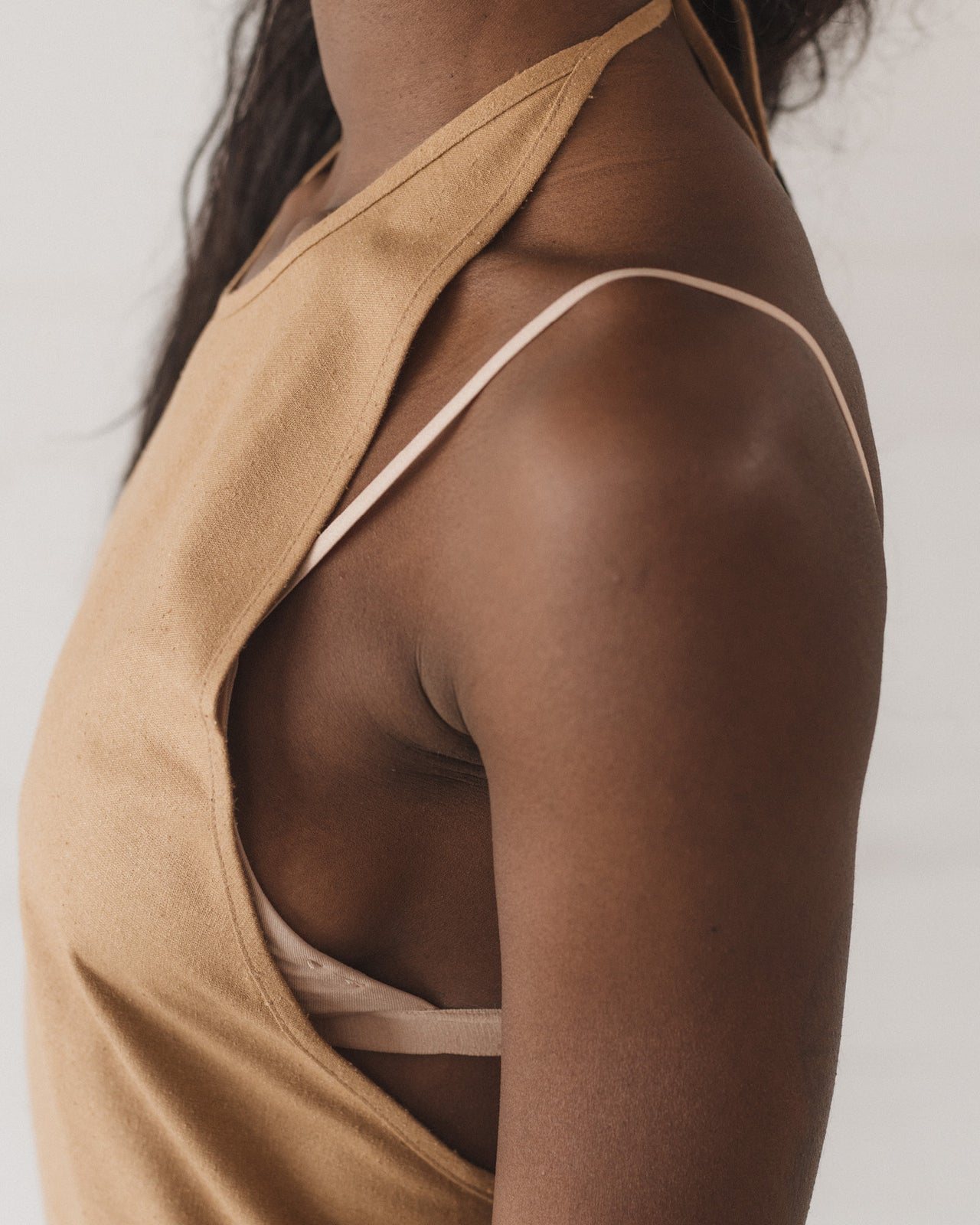 Apron Dress - Wild Silk - Bath Brown