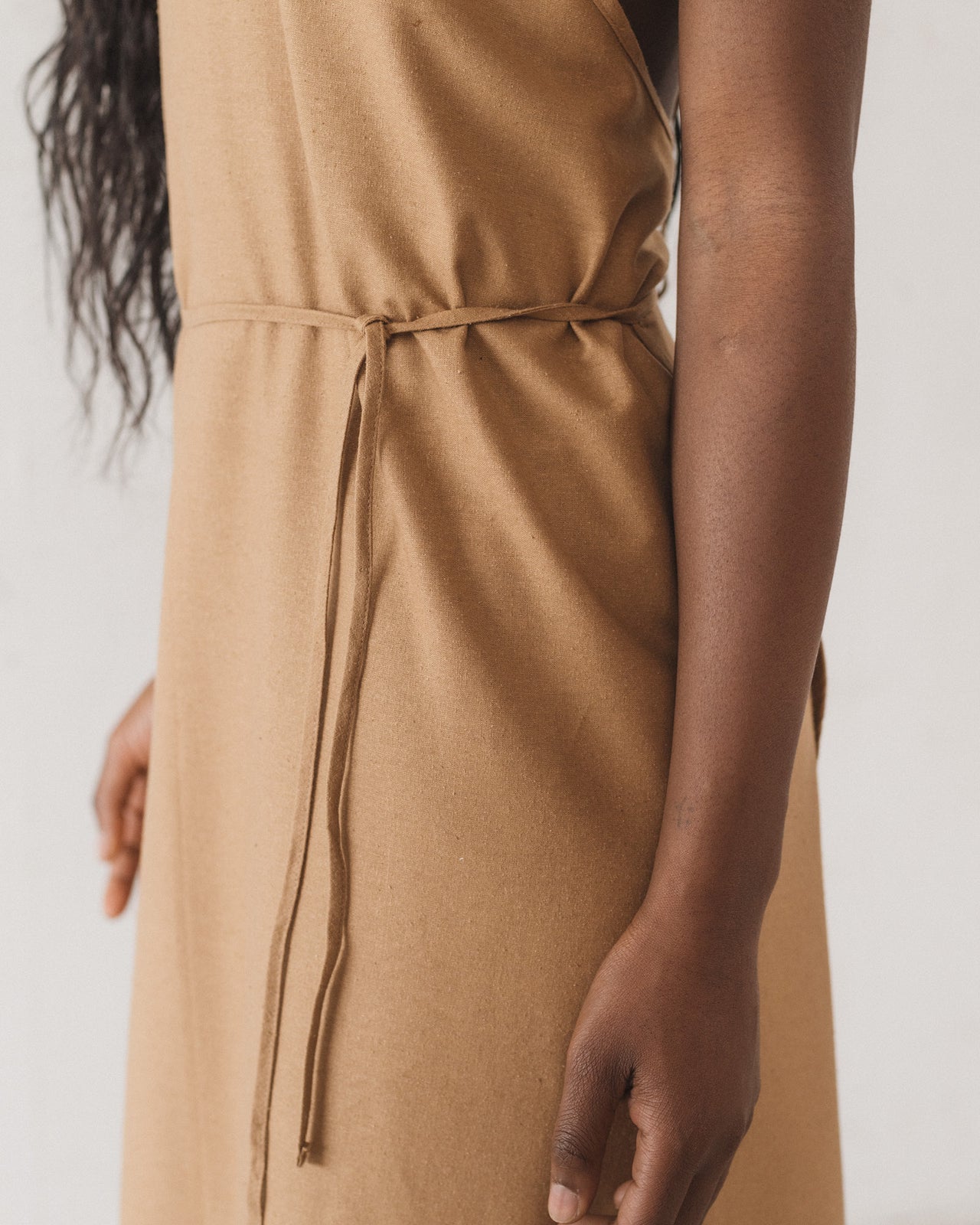 Apron Dress - Wild Silk - Bath Brown