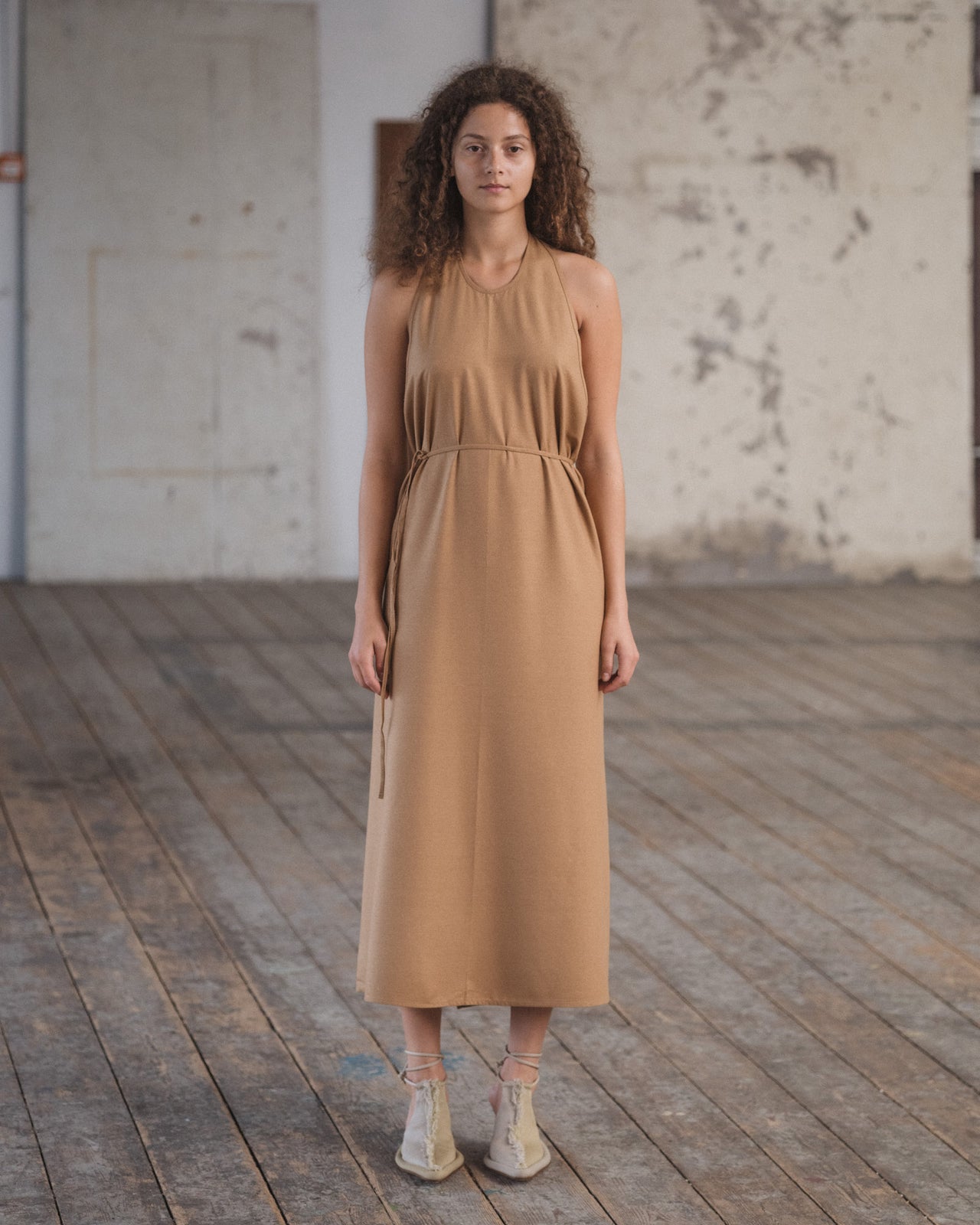 Apron Dress - Wild Silk - Bath Brown