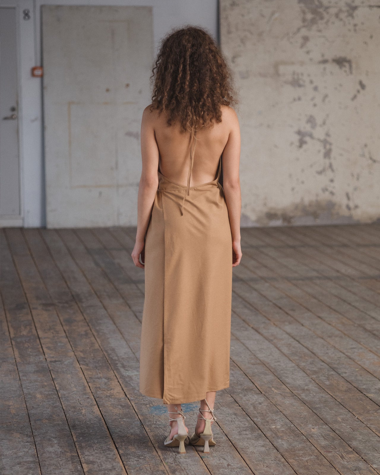 Apron Dress - Wild Silk - Bath Brown