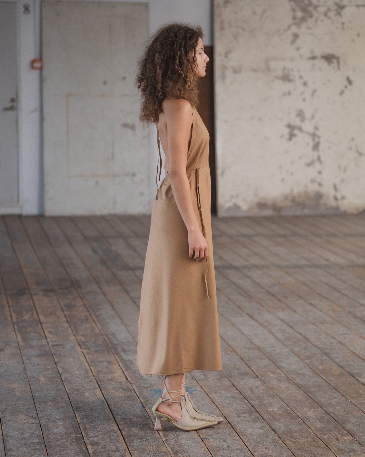 Apron Dress - Wild Silk - Bath Brown