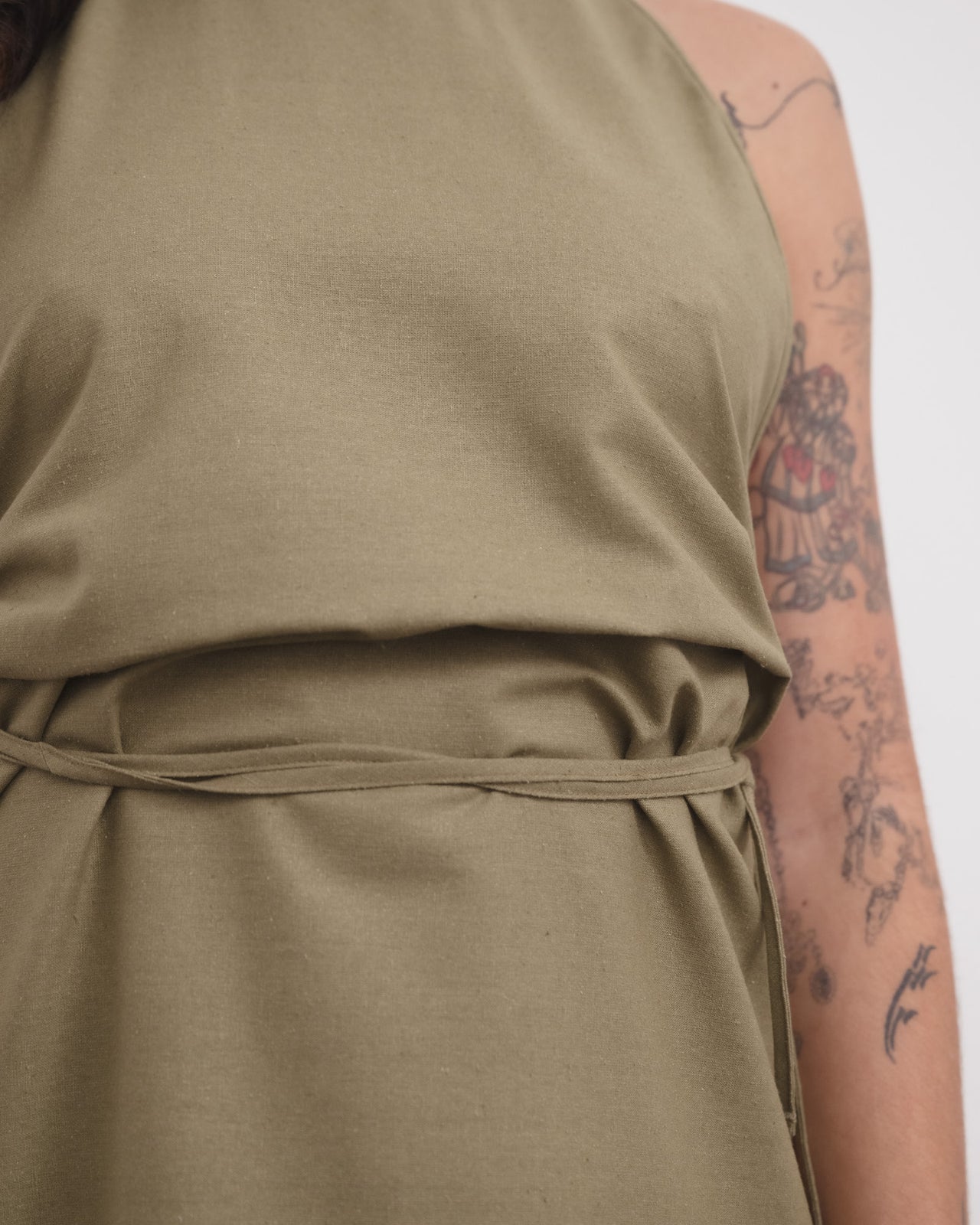 Apron Dress - Wild Silk - Lua Green