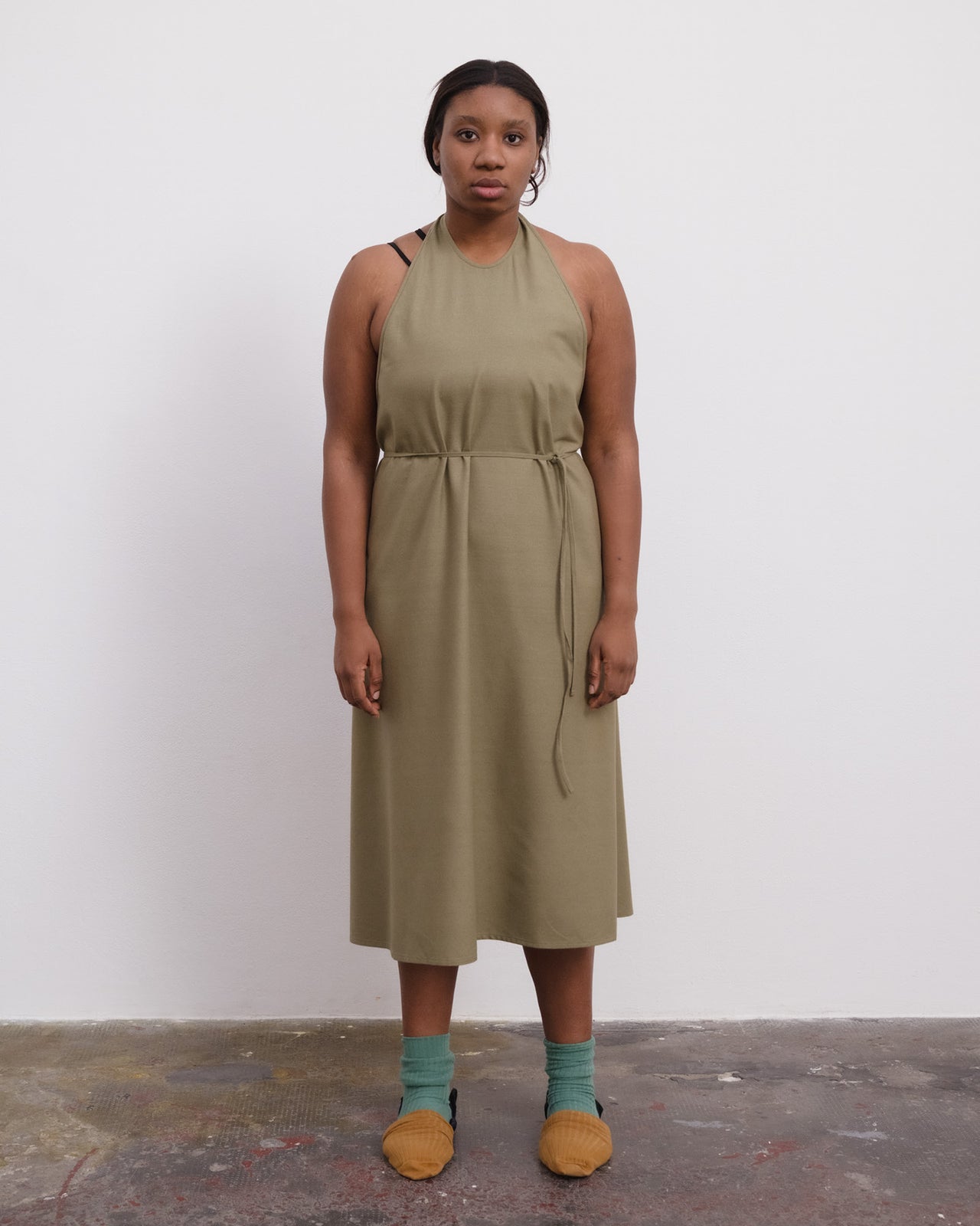 Apron Dress - Wild Silk - Lua Green
