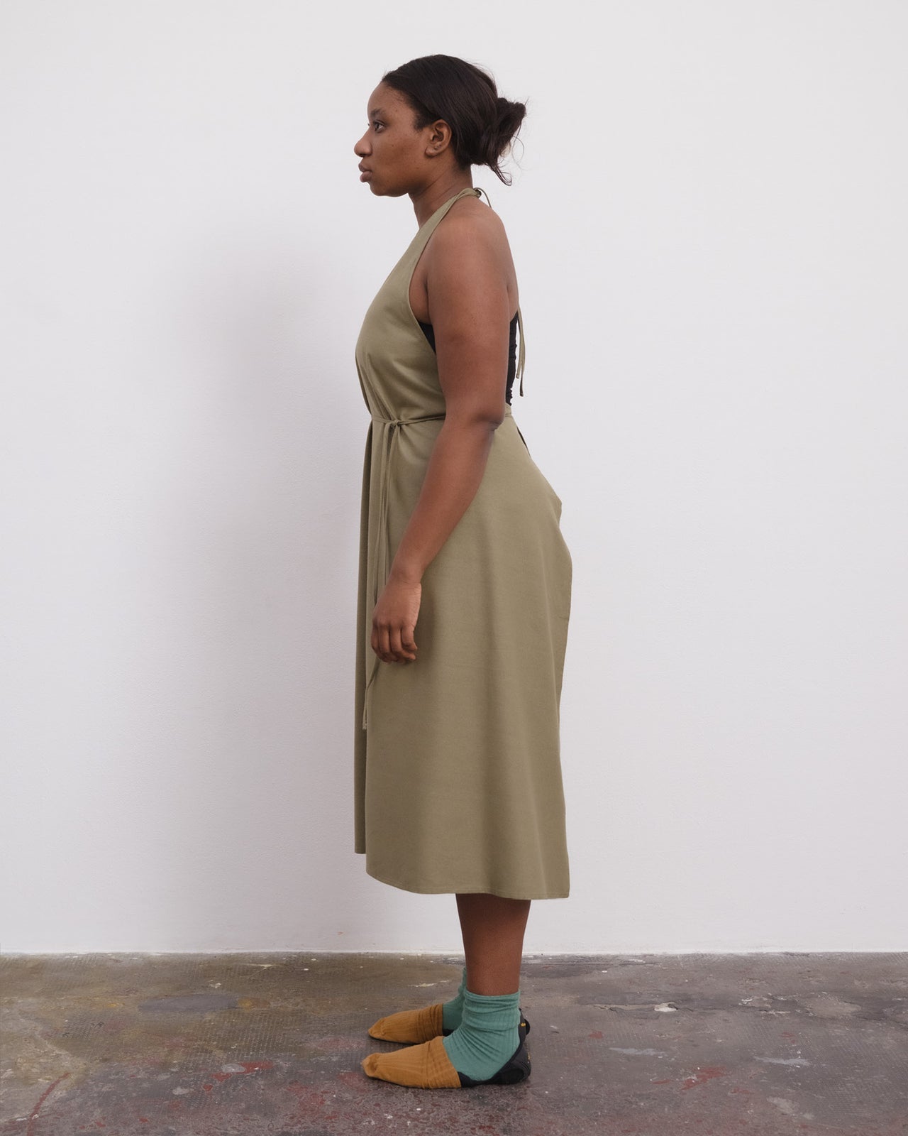 Apron Dress - Wild Silk - Lua Green