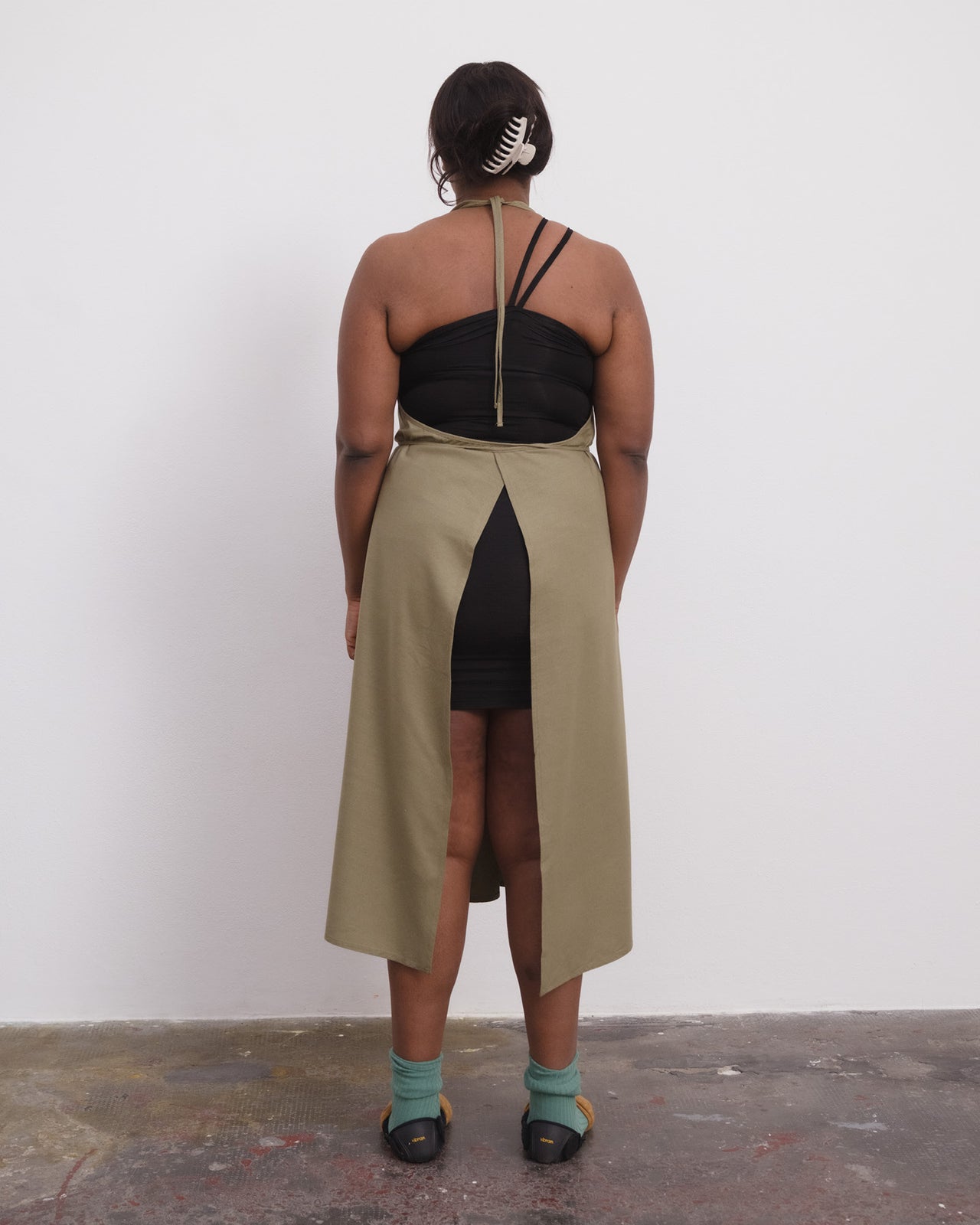 Apron Dress - Wild Silk - Lua Green
