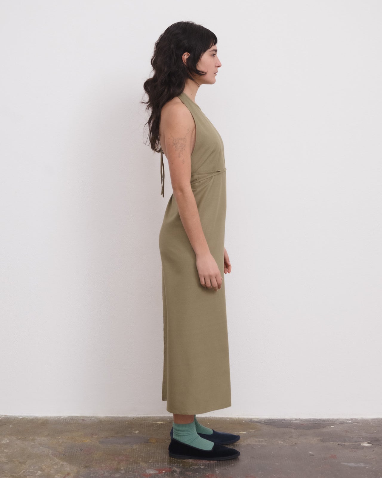 Apron Dress - Wild Silk - Lua Green
