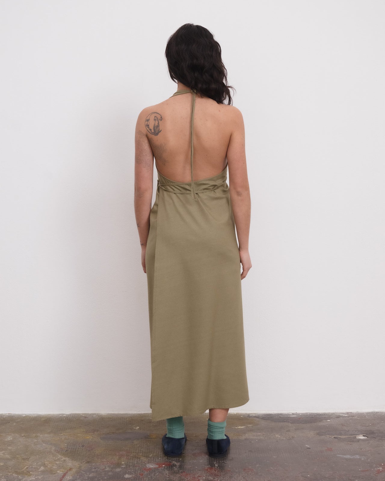 Apron Dress - Wild Silk - Lua Green