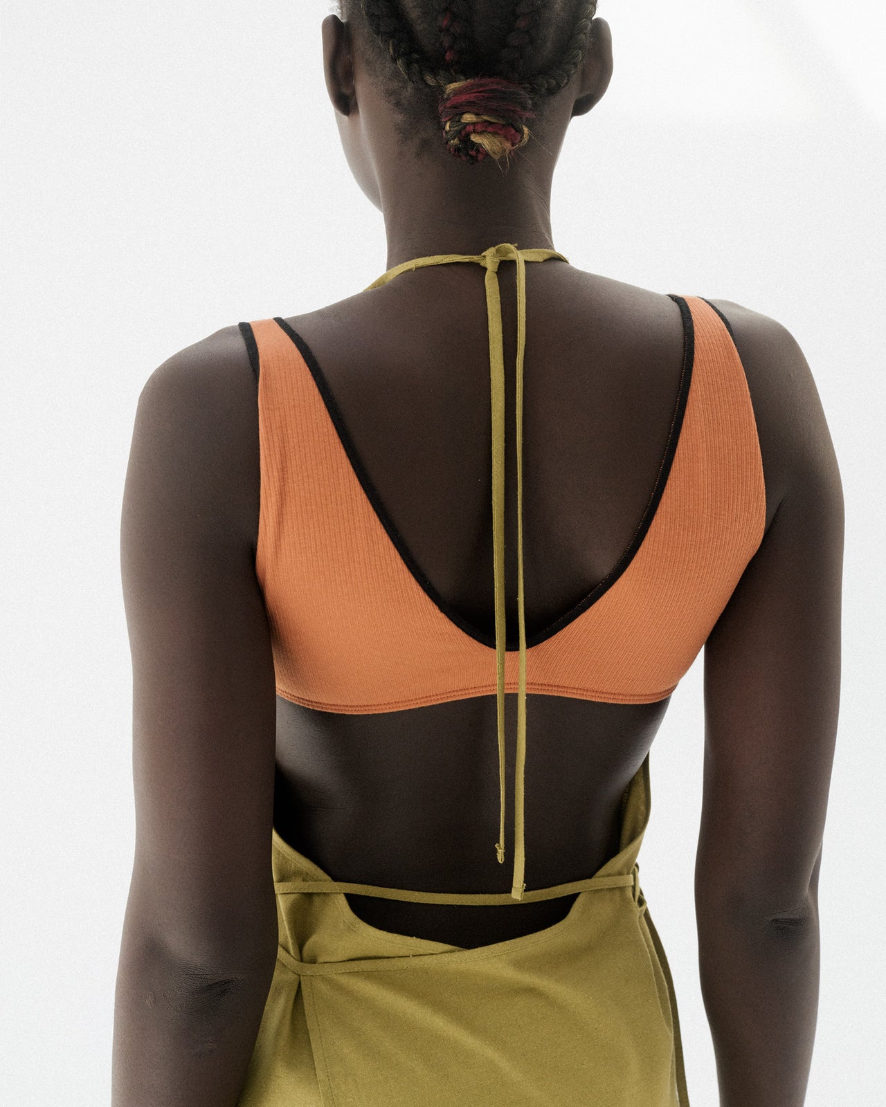 Apron Dress - Wild Silk - Sophos Green