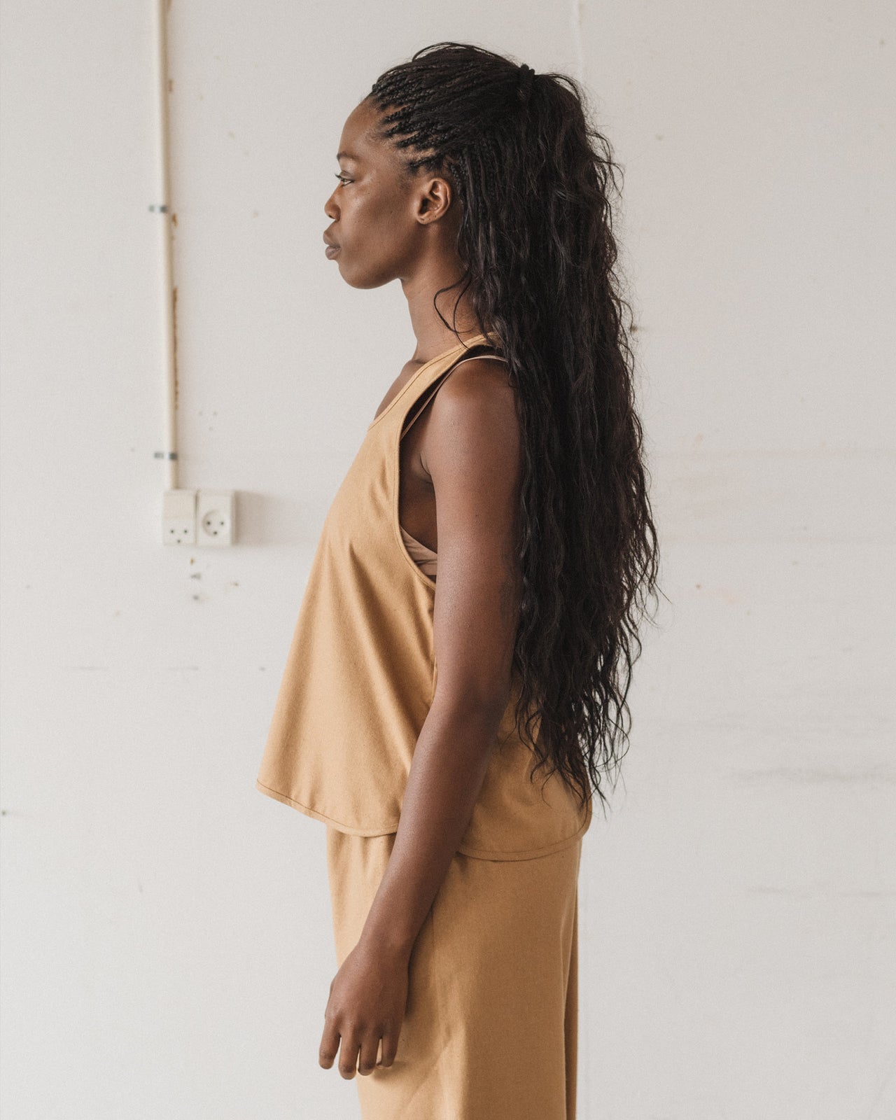 Apron Top - Wild Silk - Bath Brown