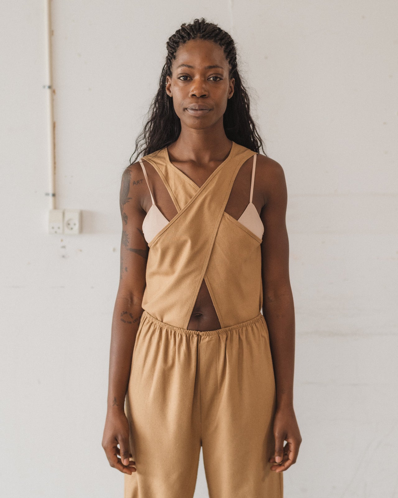 Apron Top - Wild Silk - Bath Brown