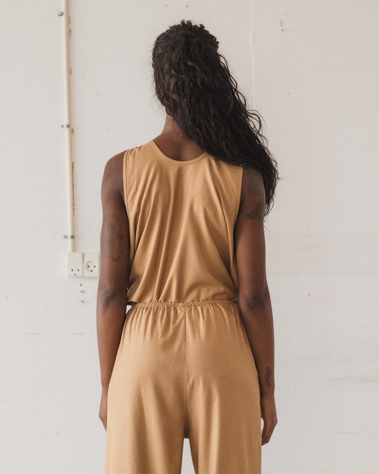 Apron Top - Wild Silk - Bath Brown