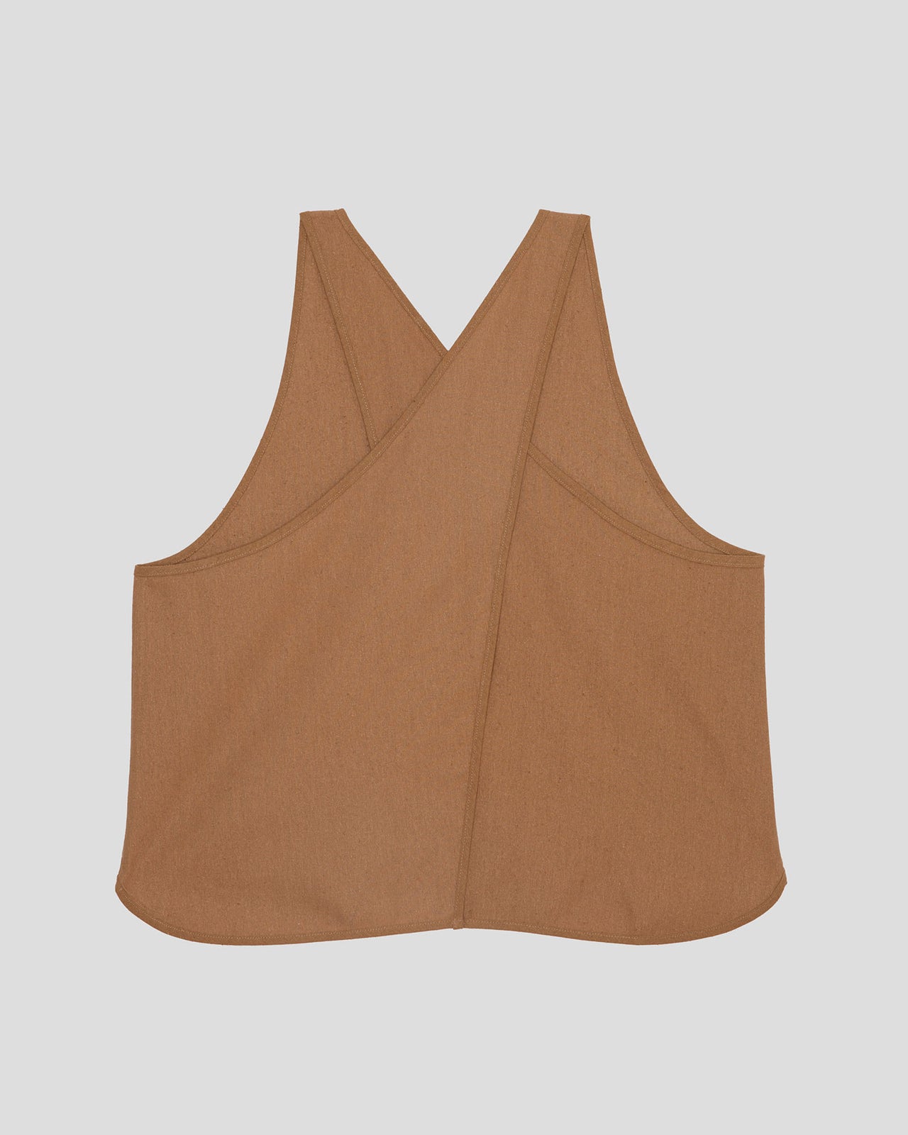 Apron Top - Wild Silk - Bath Brown