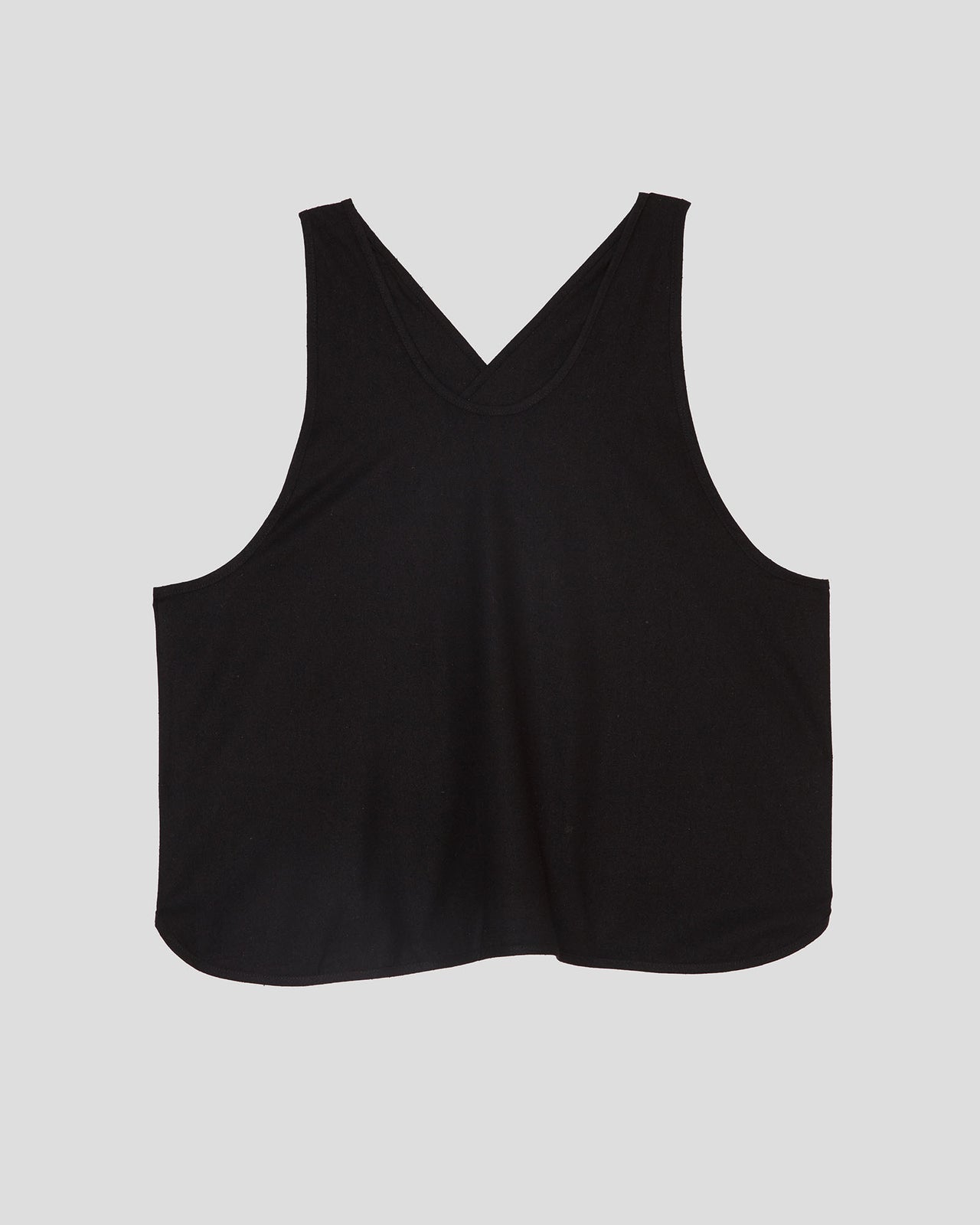 Apron Top - Wild Silk - Black