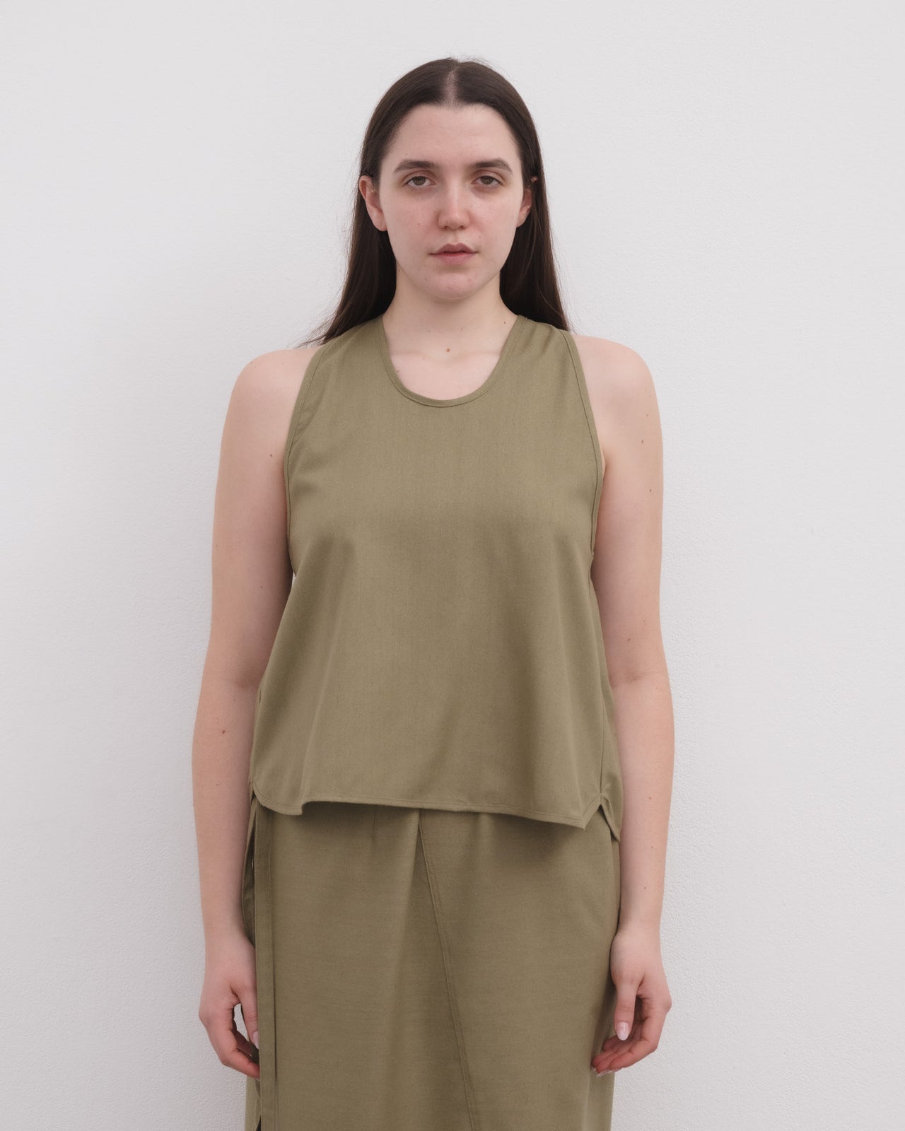 Apron Top - Wild Silk - Lua Green