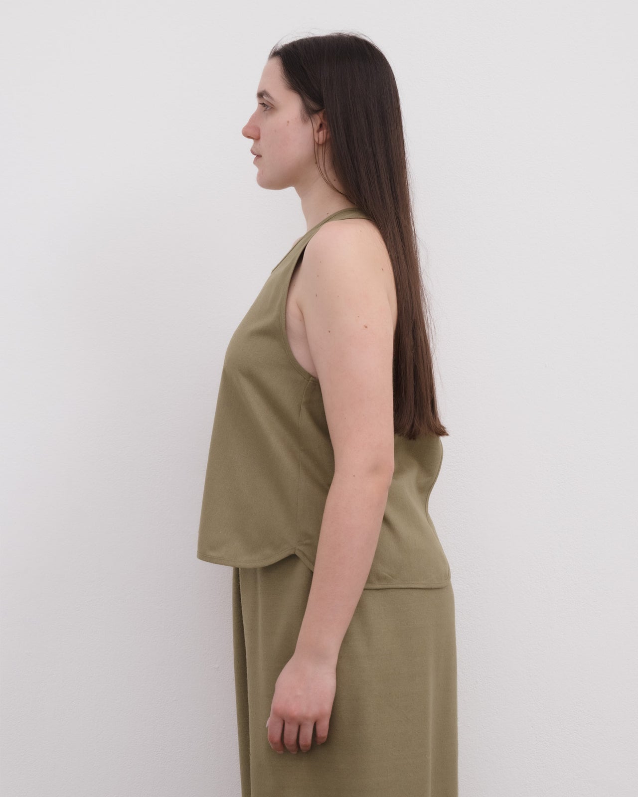 Apron Top - Wild Silk - Lua Green