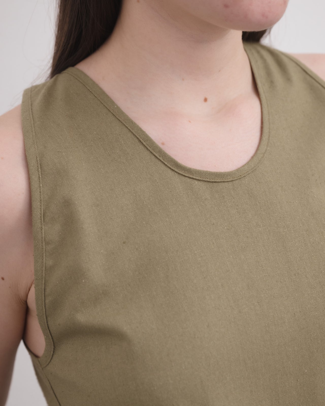 Apron Top - Wild Silk - Lua Green